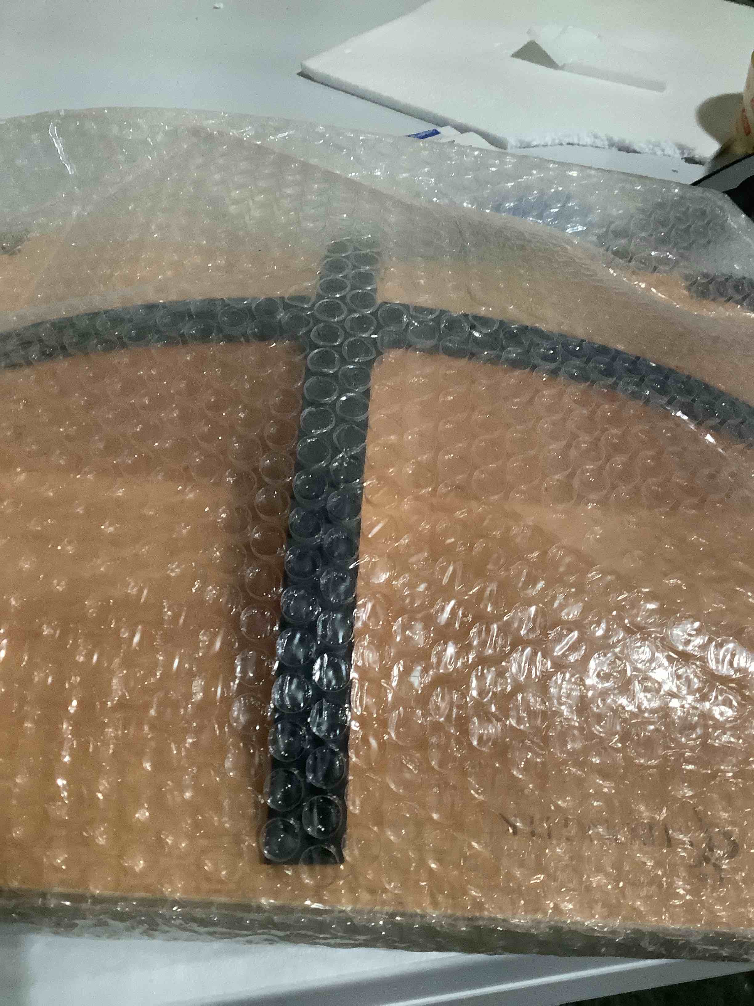 Condition photo showing Good Condition for StrongTek Professional Wooden Balance Board, Rocker Board, Wood Standing Desk Accessory, Balancing Board for Under Desk, Anti Slip Roller, Core Strength, Stability, Office Wobble Boards Advanced-rotate 360°