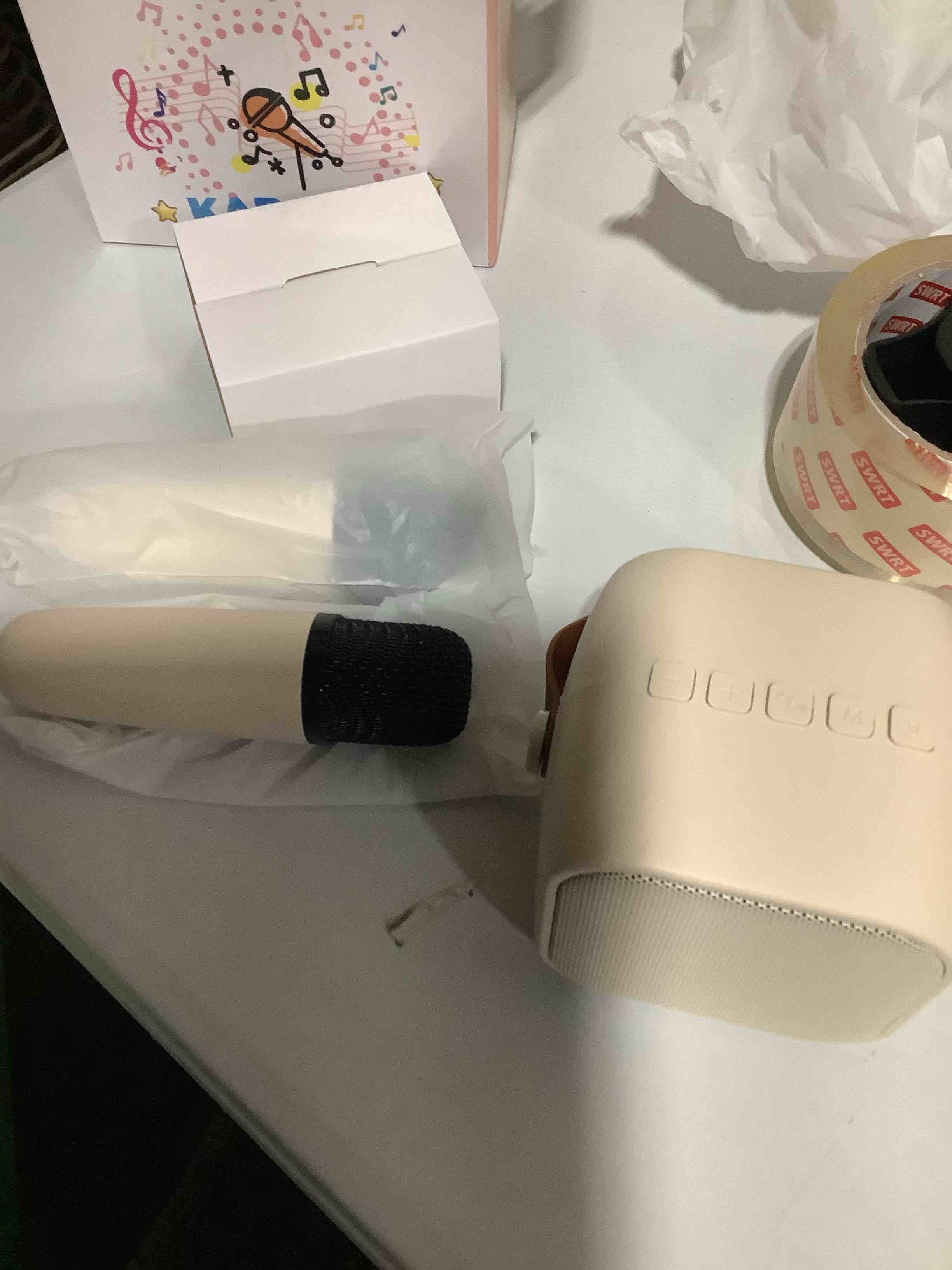Condition photo showing Good Condition for Karaoke Machine for Kids, Toys for 3-12 Years Old Girls Gifts, Kids Karaoke Microphone Machine Toy, Best Fun Christmas Birthday Gifts for 5 6 7 8 9 10 11 Years Teens Girl Boys Beige 2 Mic Beige 2 Mics