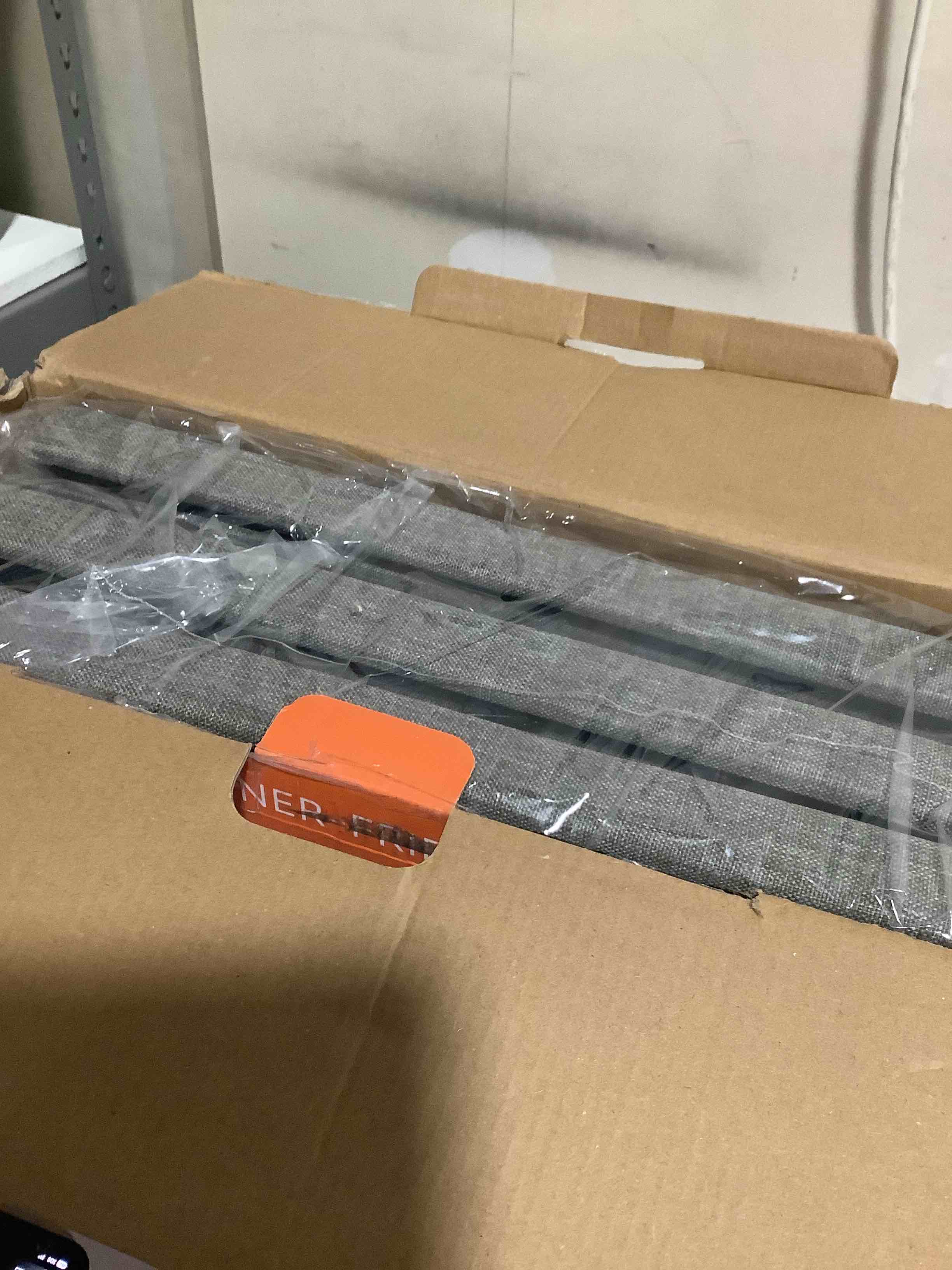 Condition photo showing Good Condition for Wider Dog Stairs with Storage 18" H, 3-Step Sturdy Dog Steps for Large/Medium/Small Older Senior Dogs Cats, Folding Pet Stairs Climbing Bed or Couch, Arthritis-Friendly (Gray, No Condo) Gray 3 Steps No Condo(31"D x 17"W x 17.7"H)