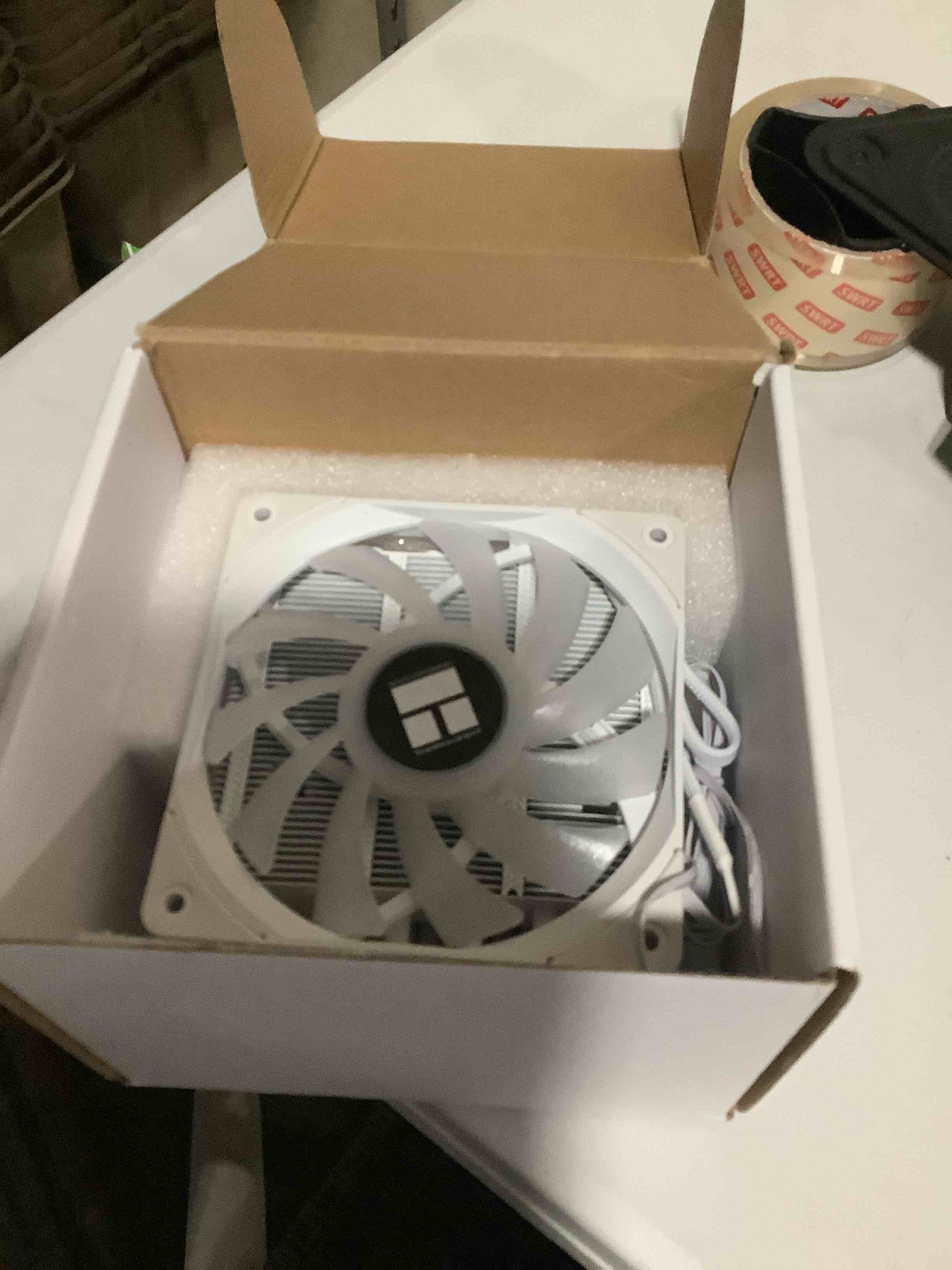 Condition photo showing Good Condition for Thermalright AXP120-X67 White ARGB Low Profile CPU Air Cooler with Quite 120mm TL-C12015W-S PWM Fan, 6 Heat Pipes, 67mm Height, for AMD AM4/Intel LGA 1700/1150/1151/1200/2011/2066/1851