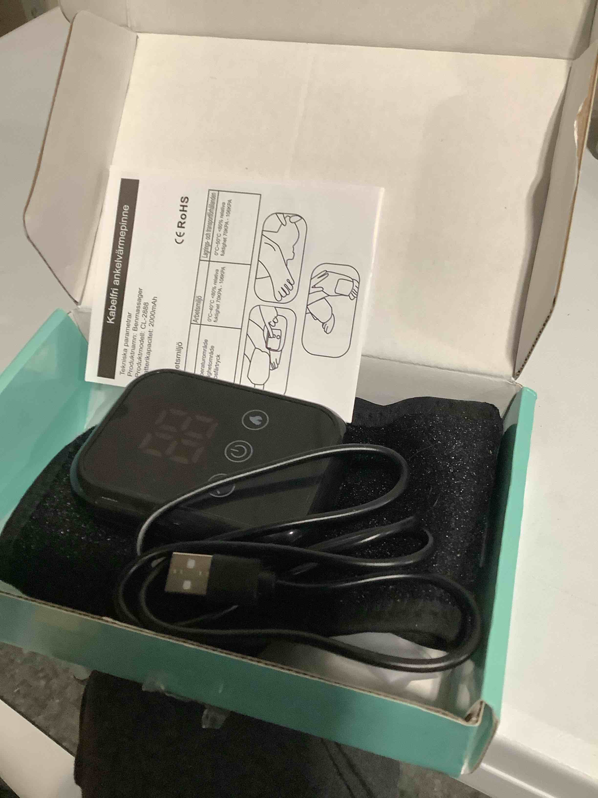 Condition photo showing Good Condition for Ankle Heating Pad for Pain Cordless, Ankle Massager with Heat for Circulation and Pain, Ankle Heat Wrap, Heated Ankle Wrap