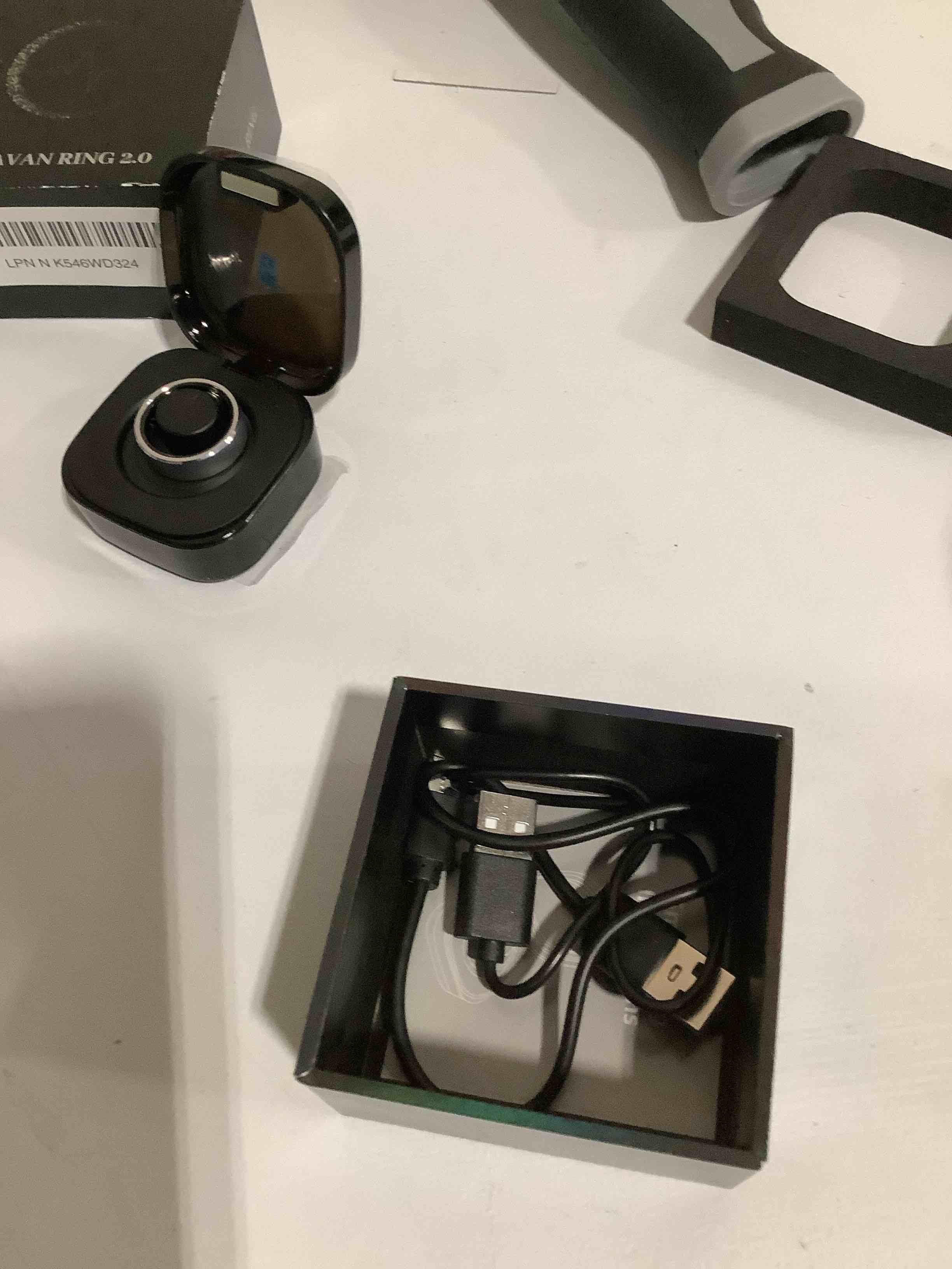 Condition photo showing Good Condition for Smart Health Ring 2.0 for Women Men, Slim Scratch & Fingerprint Resistant Design,Efficient Chip Fitness Tracker, Monitors Heart, Blood Oxygen & Pressure, Sleep, Steps, Waterproof, Silver 9