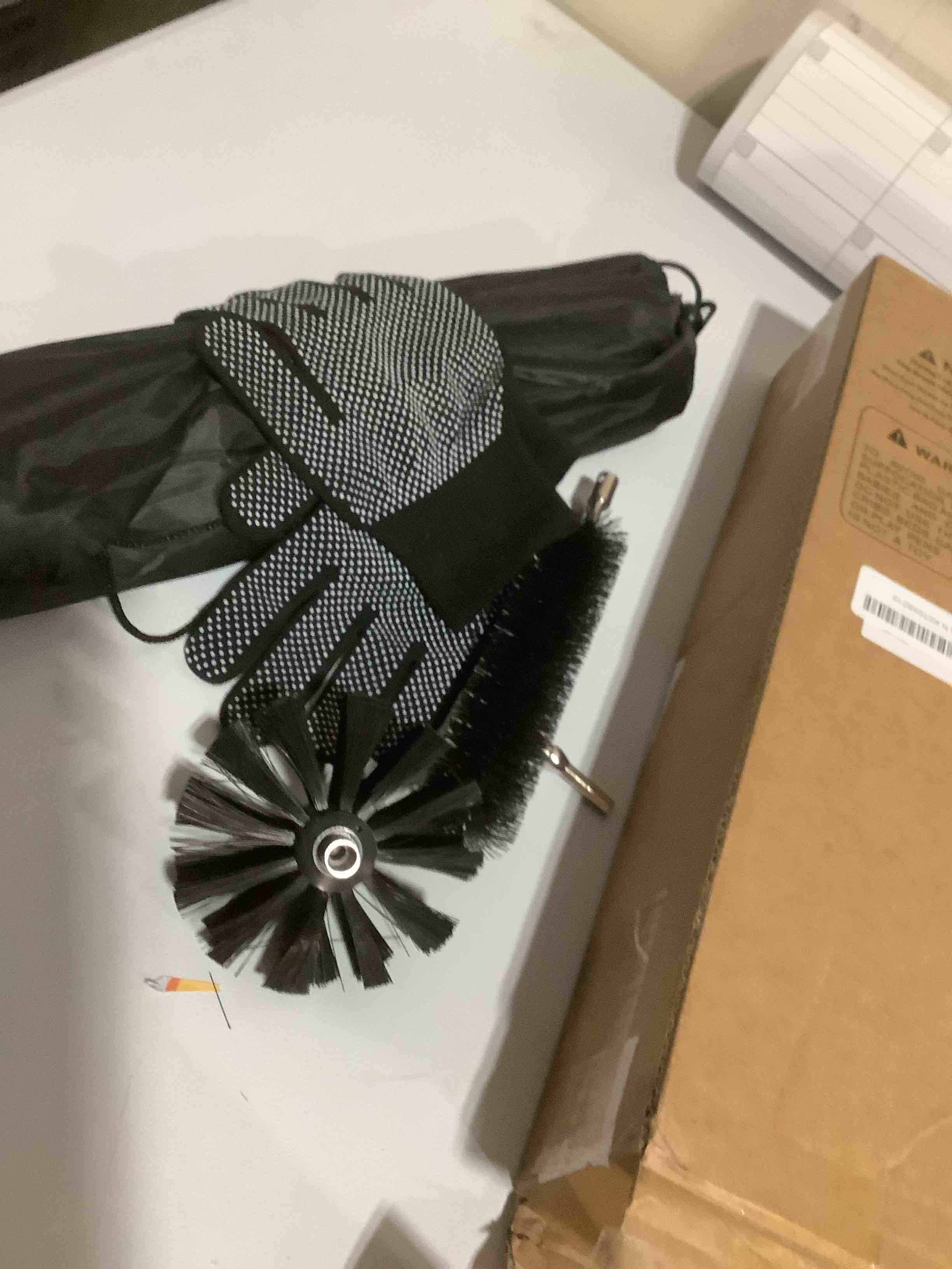 Condition photo showing As Is for 32 Feet Dryer Vent Cleaner Kit, Enhanced Flexible Quick Snap Brush with Drill Attachment for Effective Cleaning, 360 Degree Rotation Without Loosening, Use with or Without a Power Drill