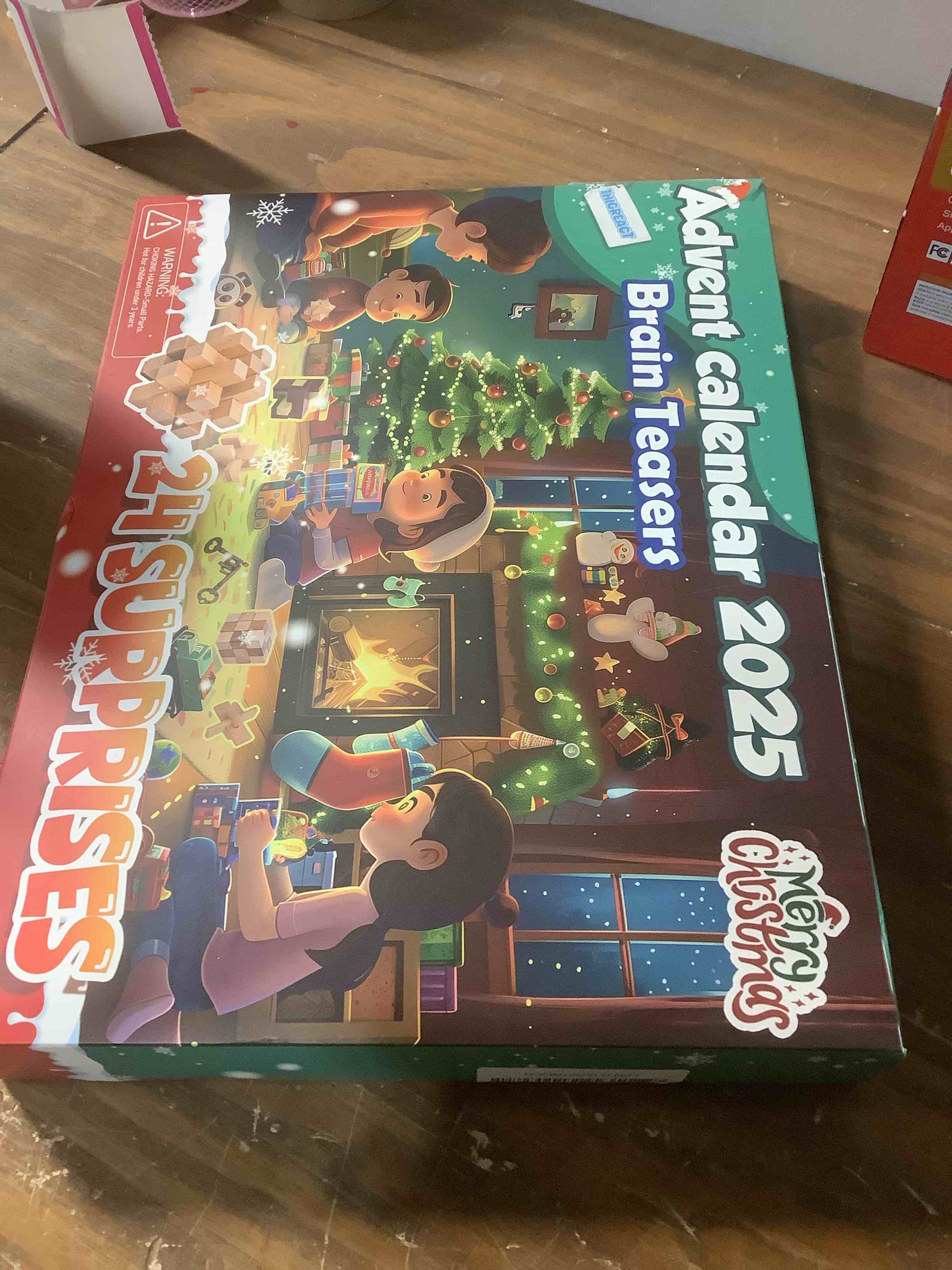 Condition photo showing Good Condition for Advent Calendar 2025-24 Days of Brain Teaser Puzzles Toys Kit - Christmas Countdown Gifts for Girls Boys Adults and Teenagers