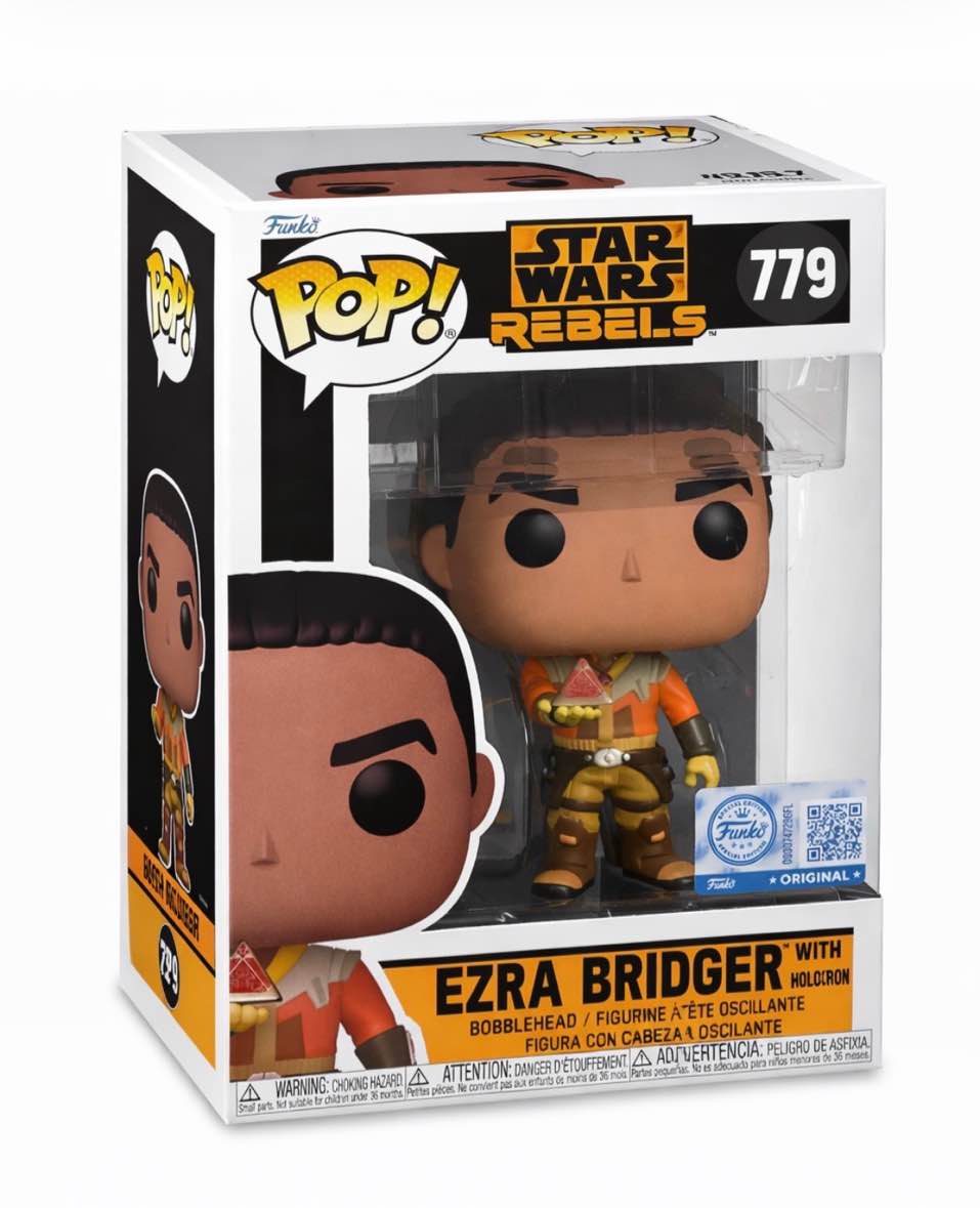 Funko Pop! Star Wars Rebels Ezra Bridger #779 with Sith Holocron - Original & New in Box