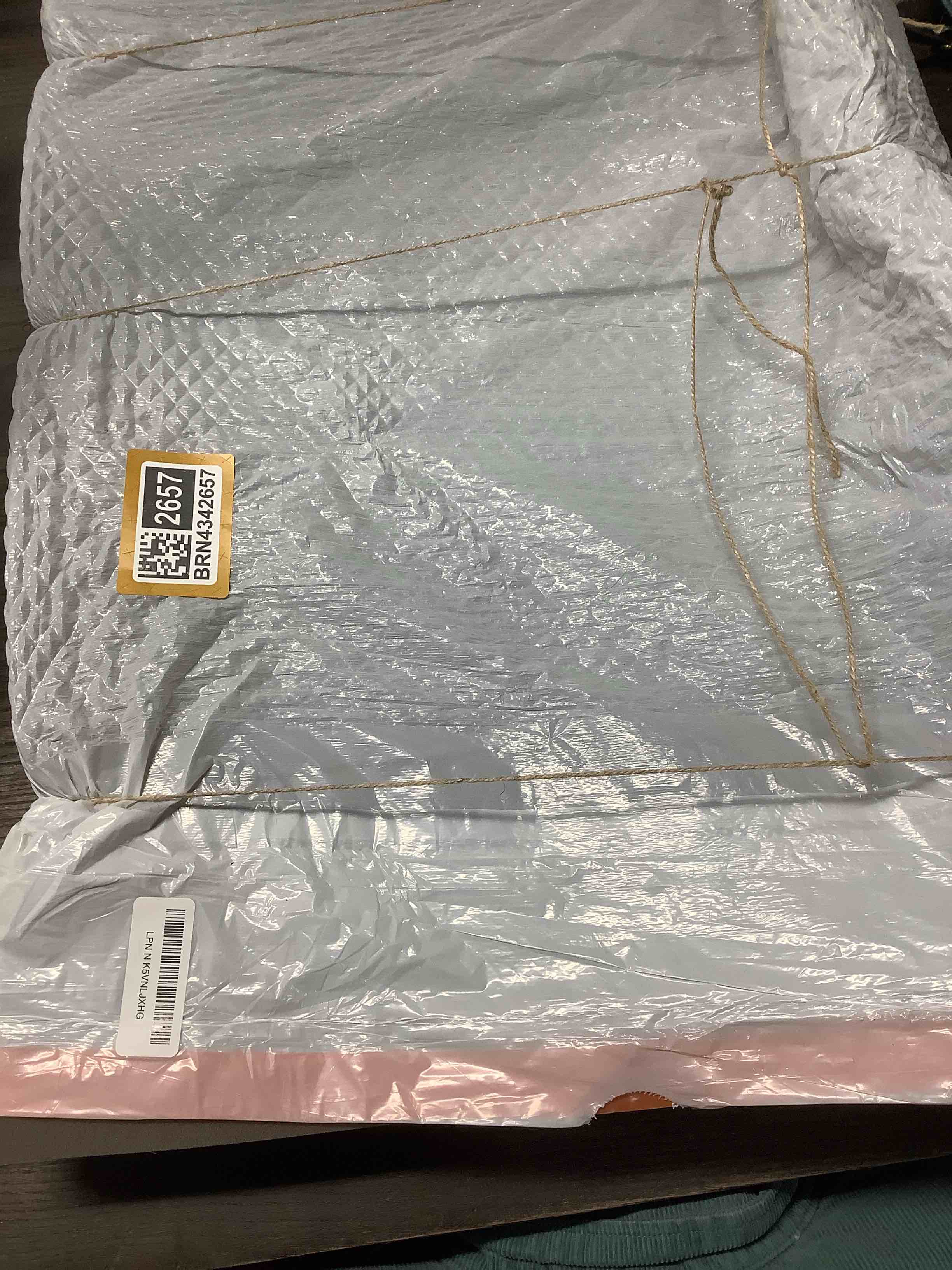 Condition photo showing Good Condition for HAVARGO Couch Cushion Support High Density Foam 24X24X2.4 Inches Sofa Couch Supports for Sagging Cushions Light Grey 1Pc with Anti Slip Mesh Fabric Deeper| 24x24 1P