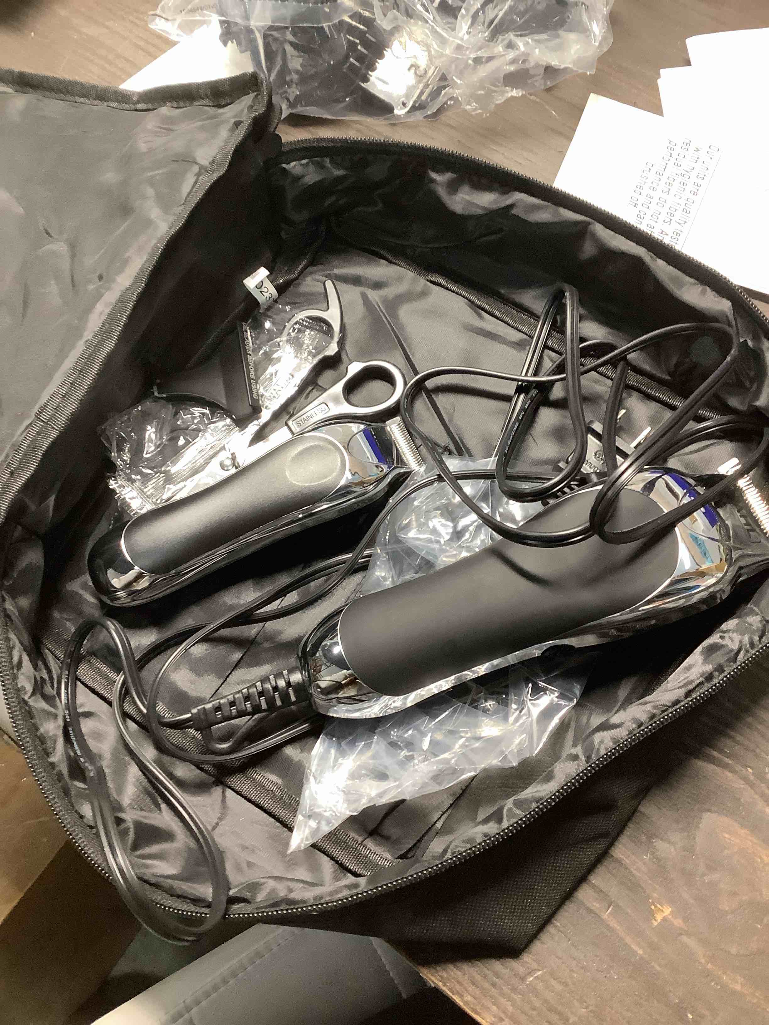Condition photo showing Good Condition for Wahl Clipper USA Deluxe Corded Chrome Pro, Complete Hair and Trimming Kit, Includes Corded Clipper, Cordless Battery Trimmer, and Styling Shears, for a Cut Every Time - Model 79524-5201M 25 Piece Set