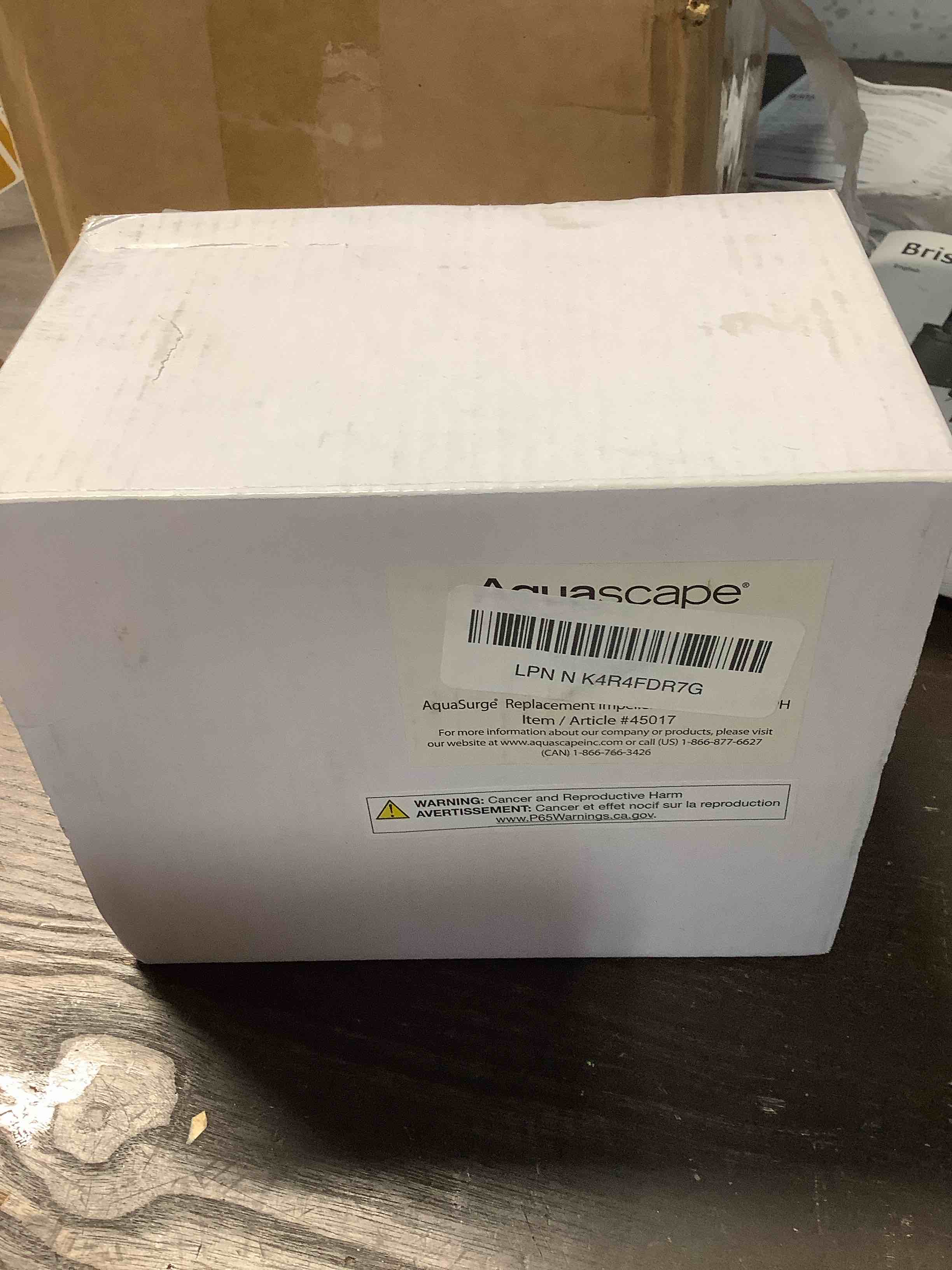 Condition photo showing Good Condition for Aquascape Inc AquaSurge Replacement Kit Pond Pump Impeller, 3000 GPH, Black