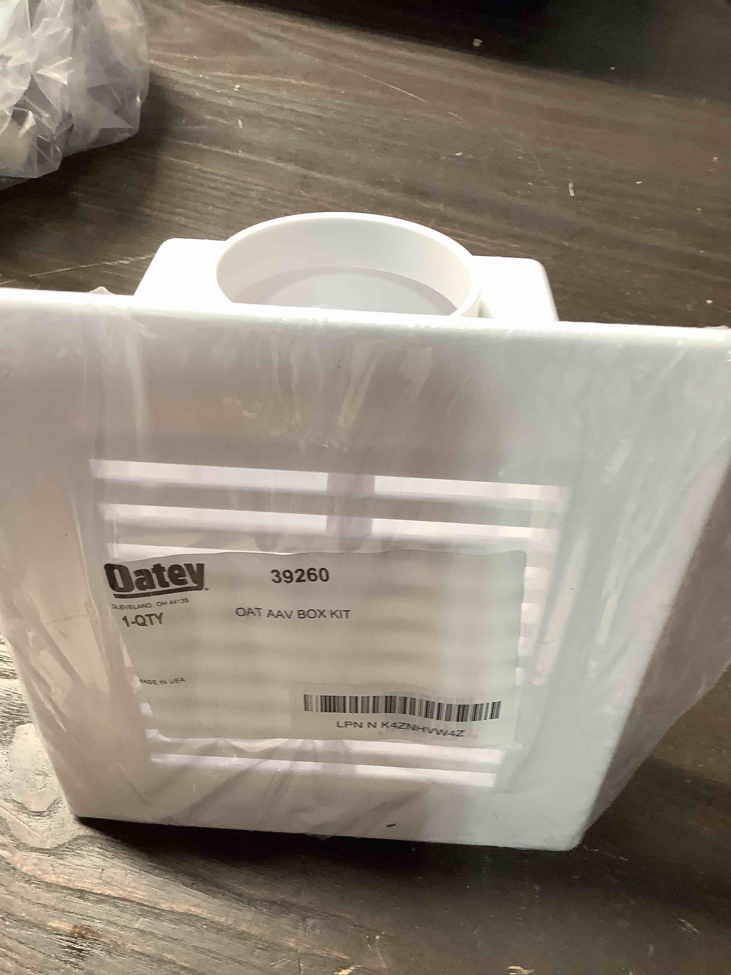 Condition photo showing Good Condition for Oatey 39260 Air Admittance Valve Wall Box Sure Vent