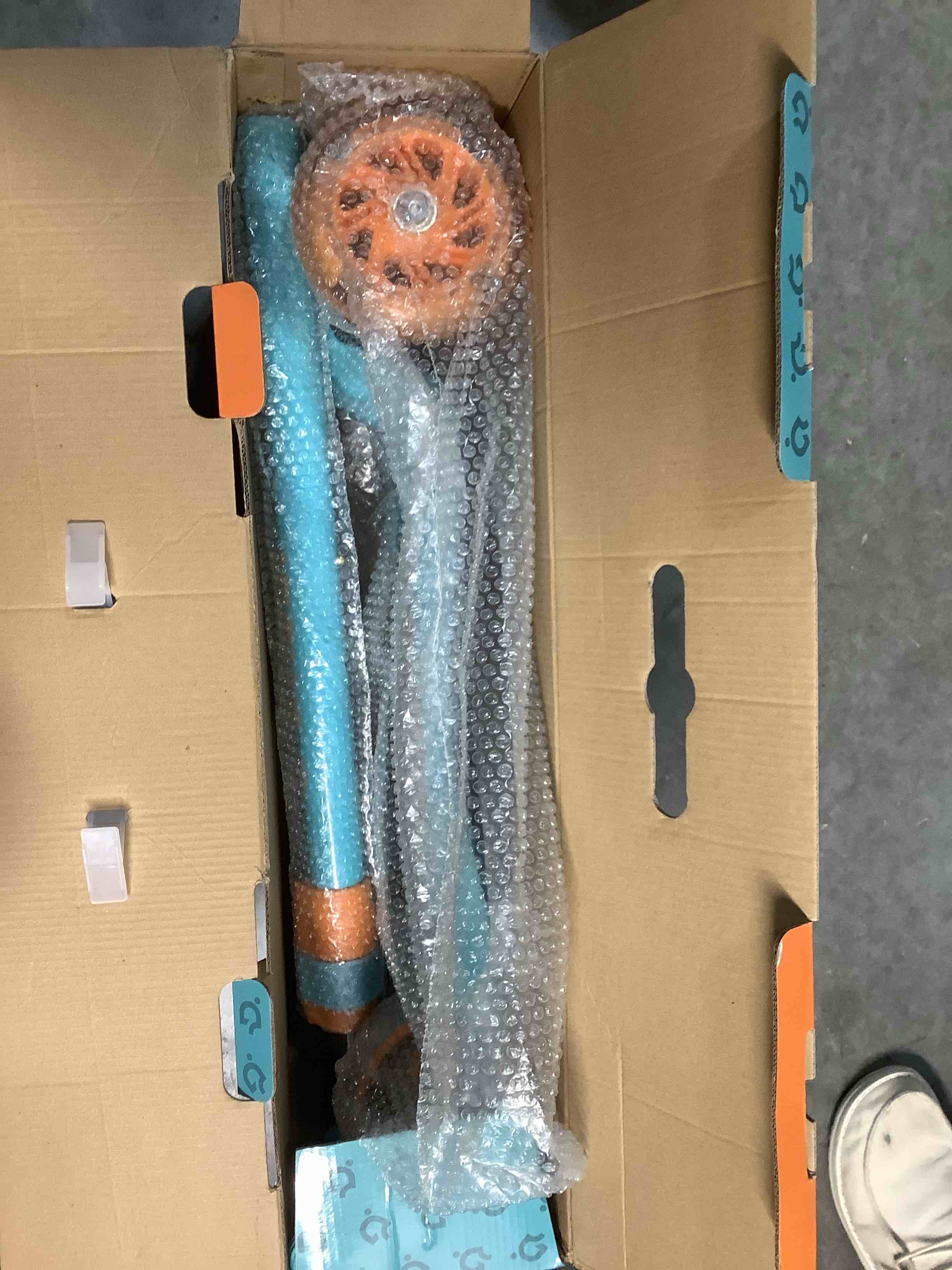 Condition photo showing Good Condition for Self Balancing Kick Scooter with Light Up Wheels, Extra Wide Deck, 3 Wheel Platform, Foot Activated Brake, 75 lbs Limit, Kids & Toddlers Girls or Boys, for Ages 3 and Up