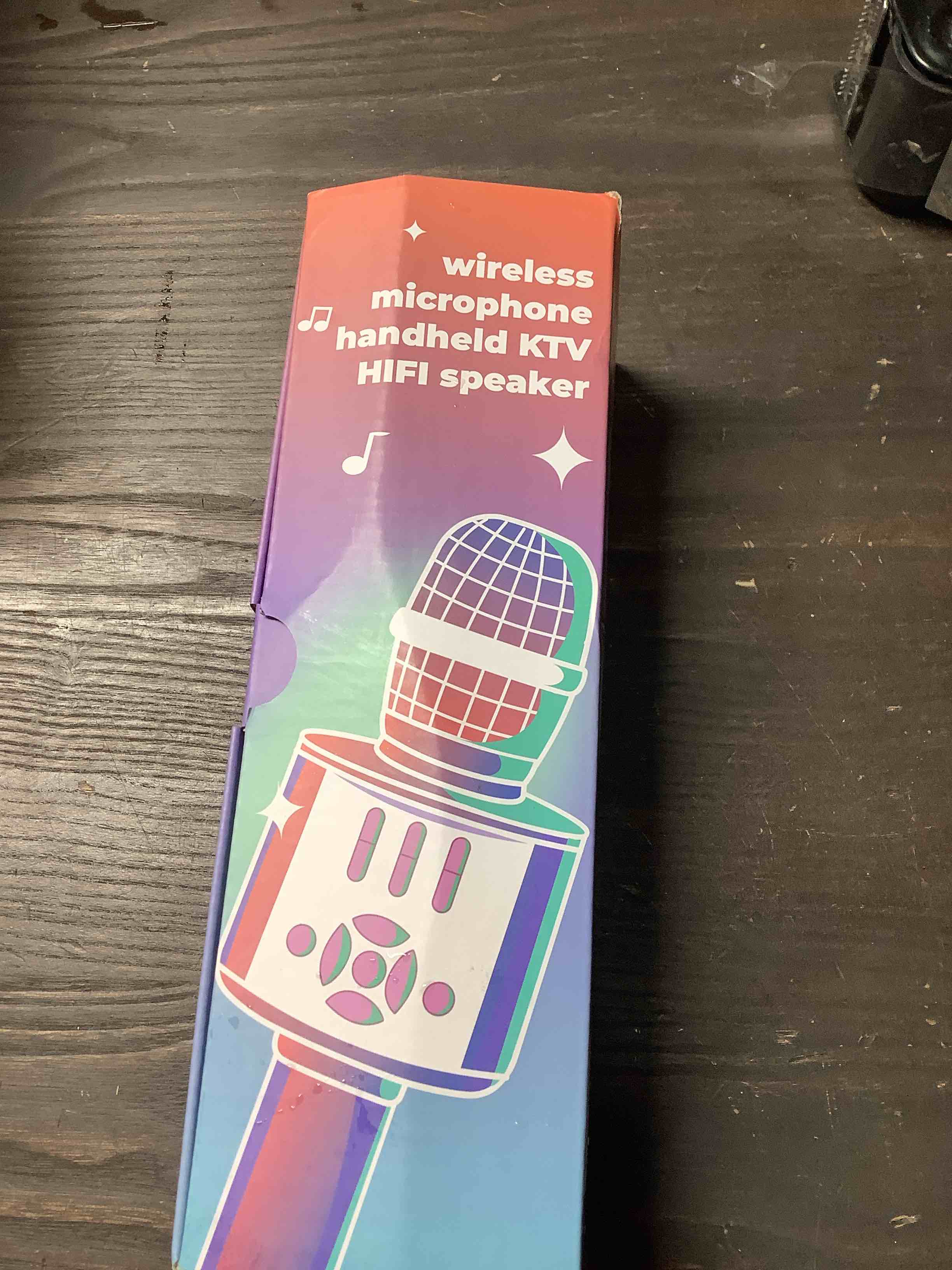 Condition photo showing New/Like New for Amazmic Kids Karaoke Microphone Machine Toys for Girls Bluetooth Microphone with LED Light, Christmas Birthday Gift for Girls Boys 3 4 5 6 7 8 9 10 11 12 Year Old Kids Toys(Blue)