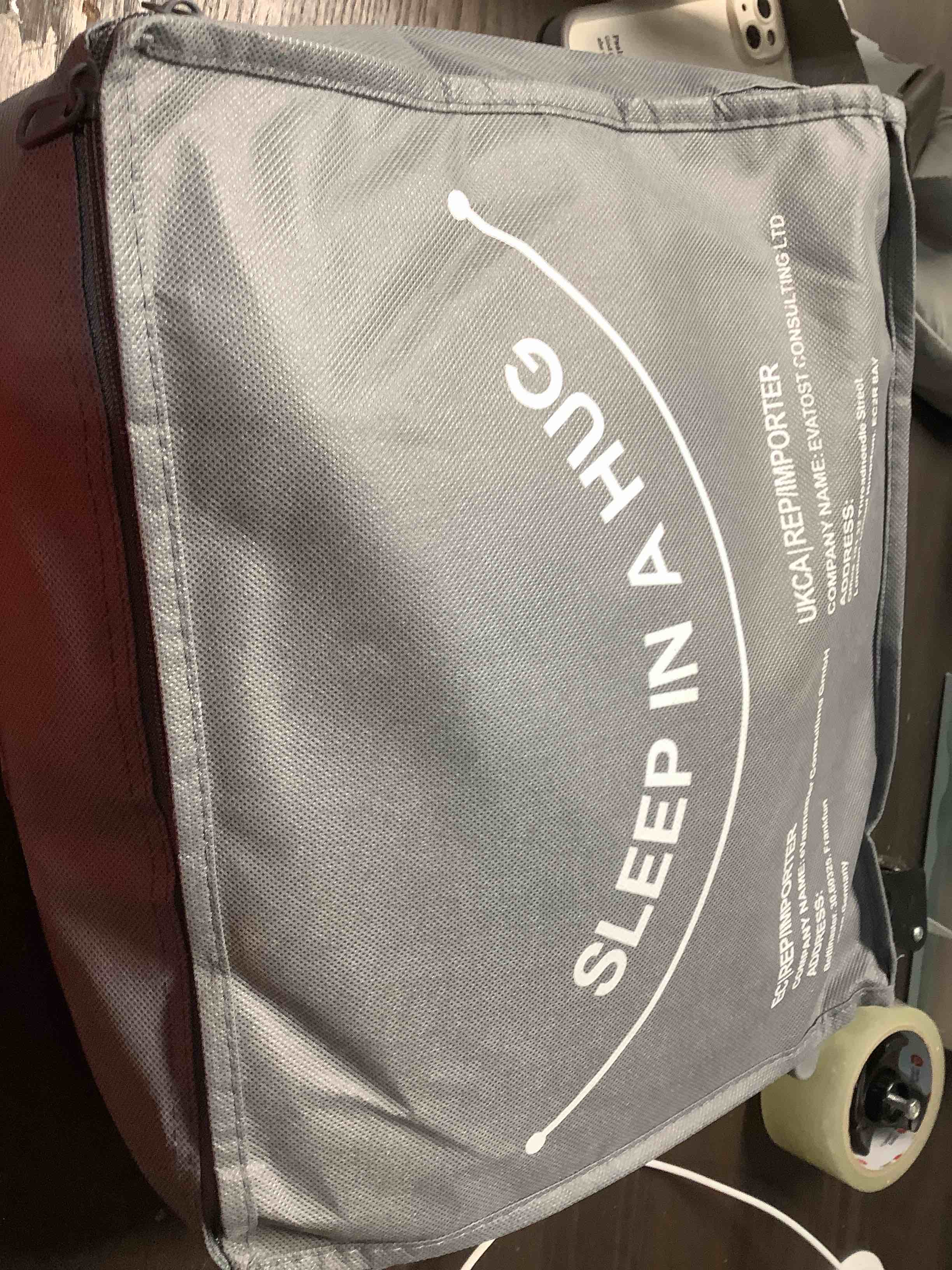 Condition photo showing Good Condition for Sivio Weighted Blanket for Adults 100% Cotton, 15 lbs 48 x 72 inches, Cooling Summer Heavy Blanket for Sleeping, Breathable Soft Blankets with Premium Glass Beads, Machine Washable, Dark Grey 48"x 72" 15lbs Cotton Dark Grey
