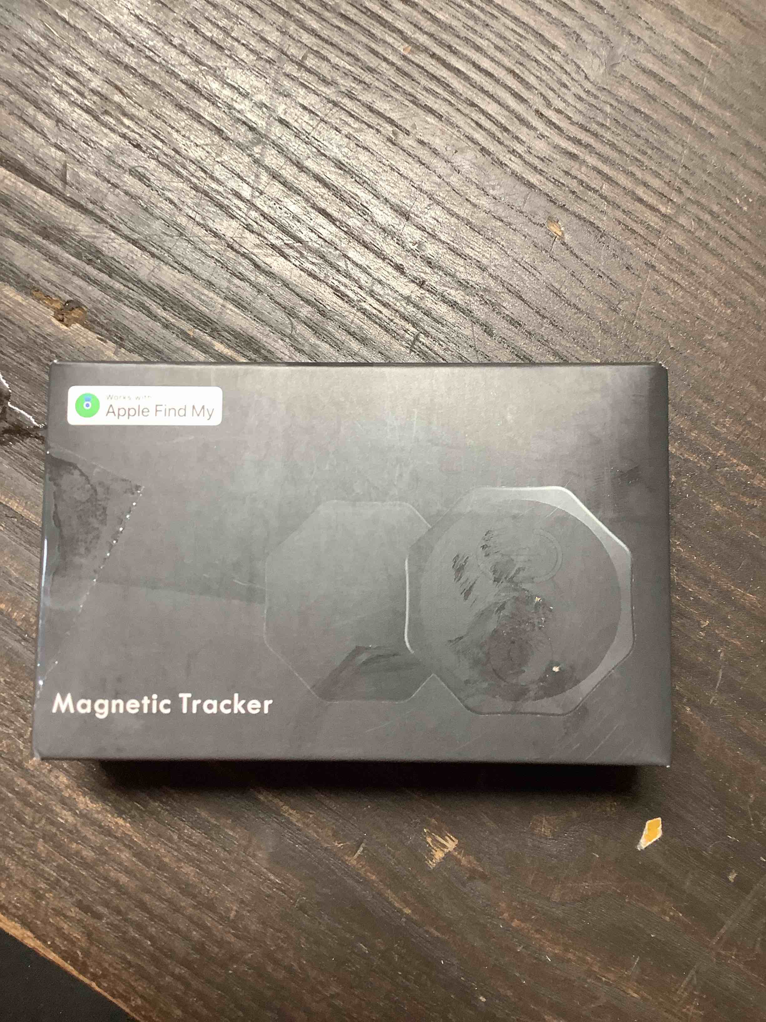 Condition photo showing Good Condition for Air Tracker Tag Hidden Ultra Magnetic Finder for Vehicles, | No Monthly Fee | 5-Year Battery | Works with Apple Find My (iOS Only), for Car, Truck, Motorcycle, Equipment Single Black