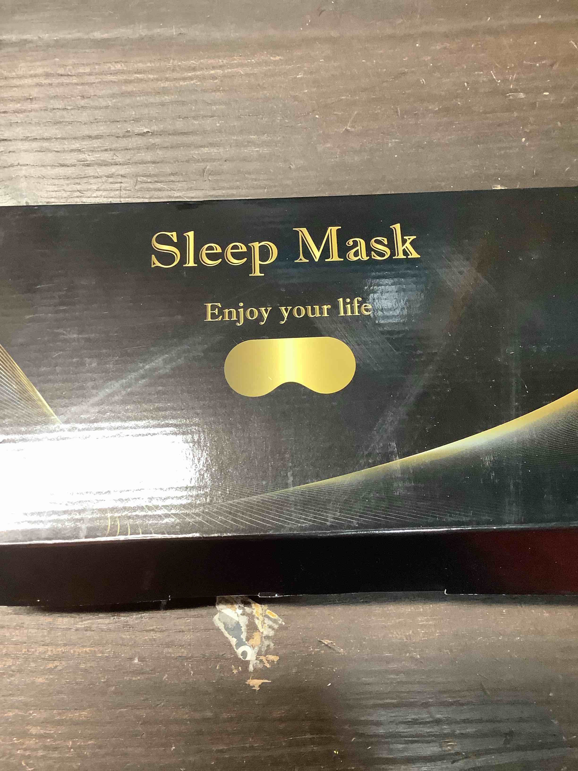Condition photo showing Good Condition for LC-dolida Sleep Headphones, 3D Sleep Mask Bluetooth Wireless Music Eye Mask, Sleeping Headphones for Side Sleepers Sleep Mask with Bluetooth Headphones Ultra-Thin Stereo Speakers Perfect for Sleeping Black