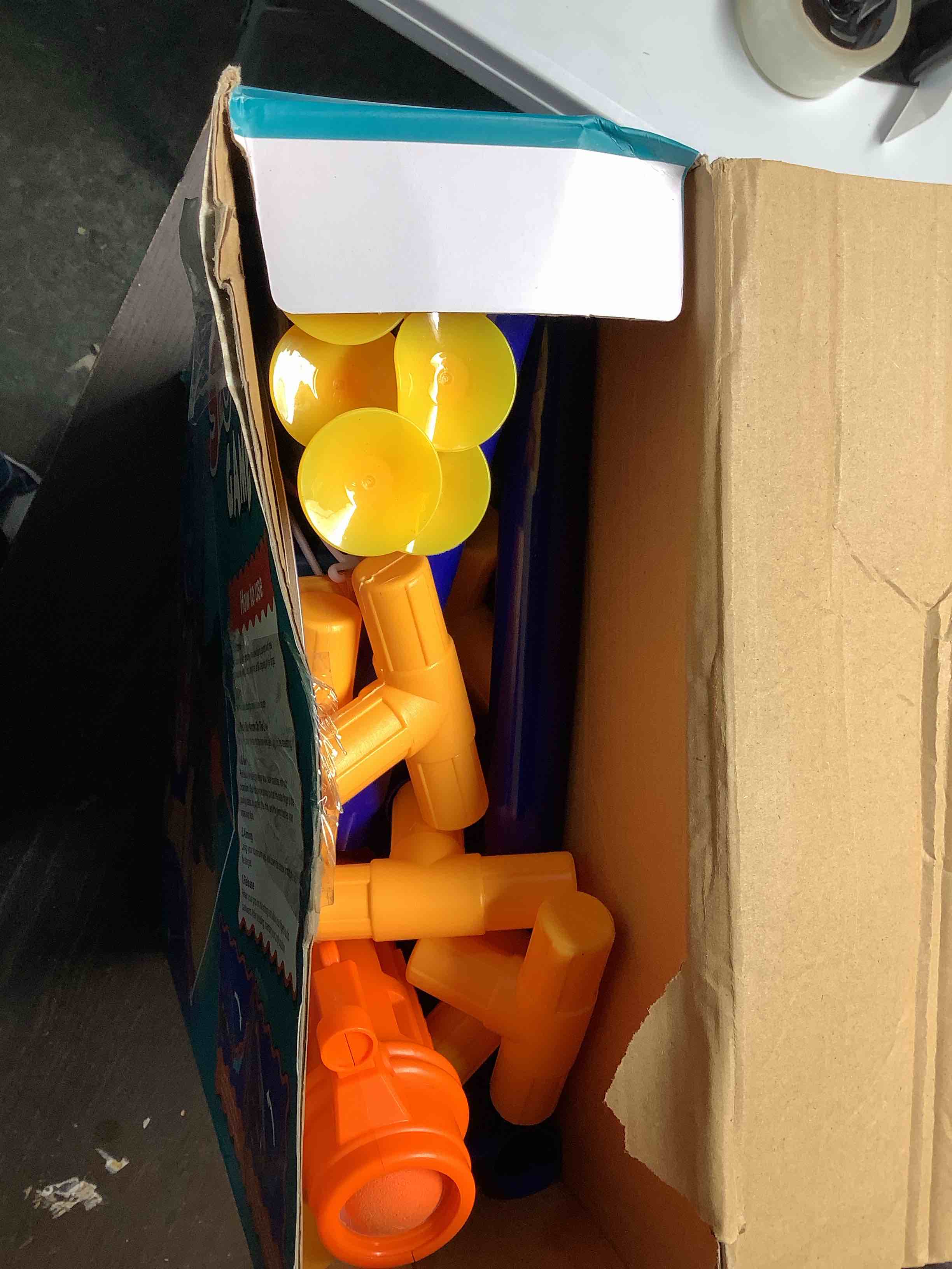 Condition photo showing Good Condition for KKONES Kids Bow and Arrow Set, 2 in 1 Shooting Game with LED Light Up Archery Toy, Foam Balls, Suction Cup Arrows, Target, Quiver, Indoor Outdoor Toys for Kids Boys Girls Gifts 2 in 1 Shooting Archery Toys
