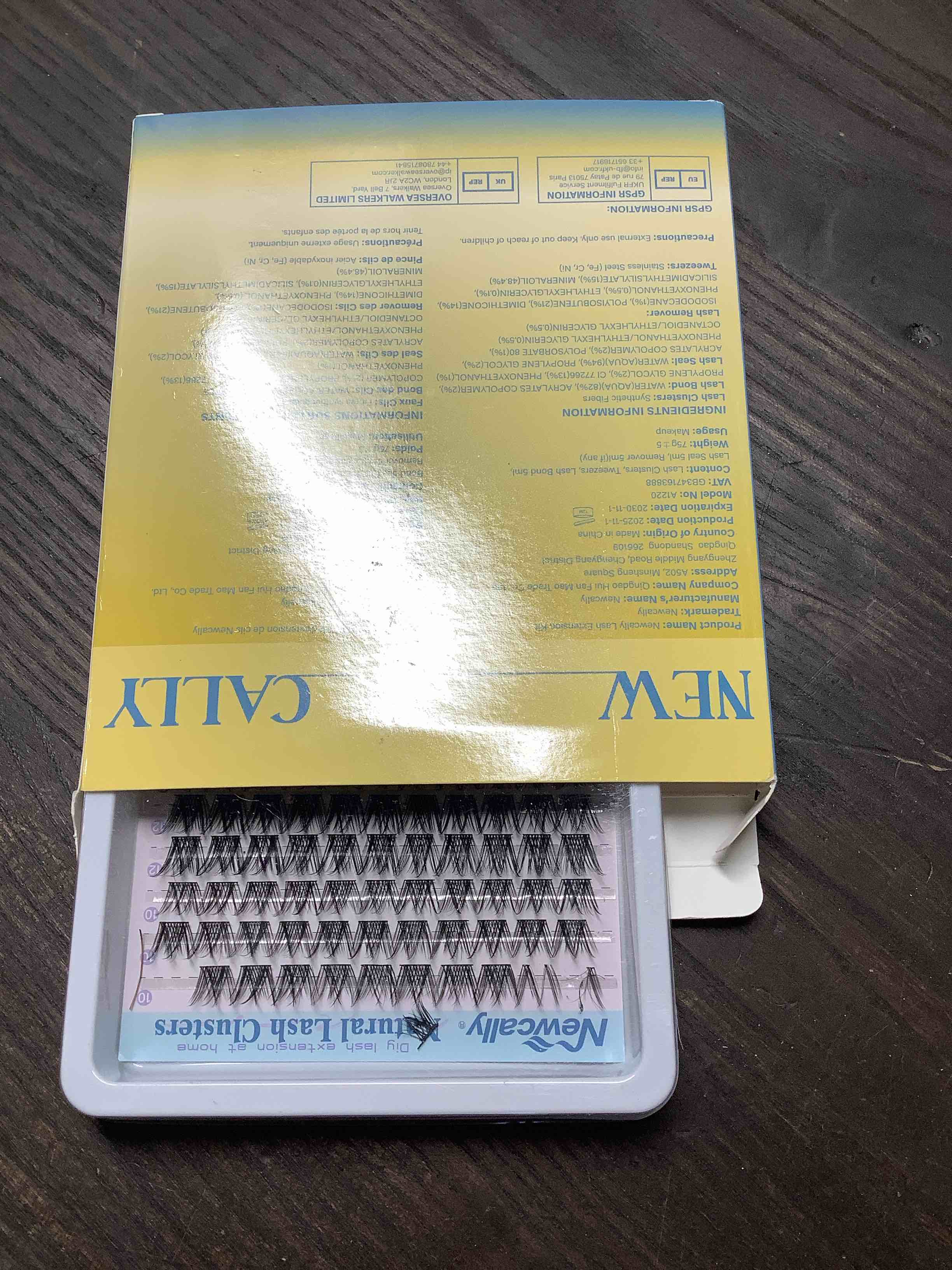 Condition photo showing As Is for Lash Clusters Kit Wispy Natural Cluster Eyelash Extension Kit DIY Lash Extension Kit C-curly 10-16MM Eyelash Clusters Volume Individual Lashes Kit by Newcally E-Wispy