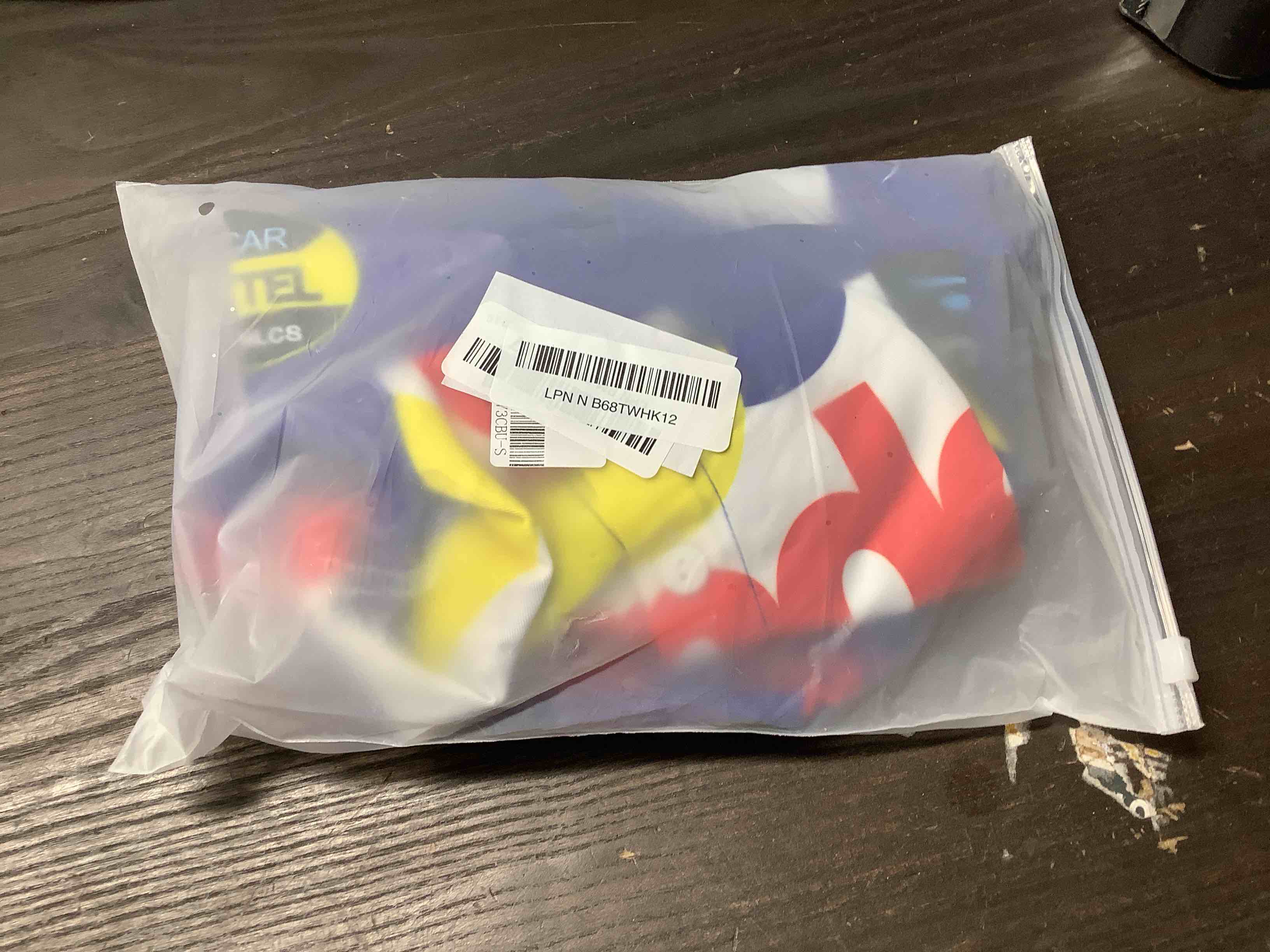 Condition photo showing Good Condition for Mens Talladega Nights Ricky Bobby Shirt Halloween Racing Costume with Hat My2021173-3 Small