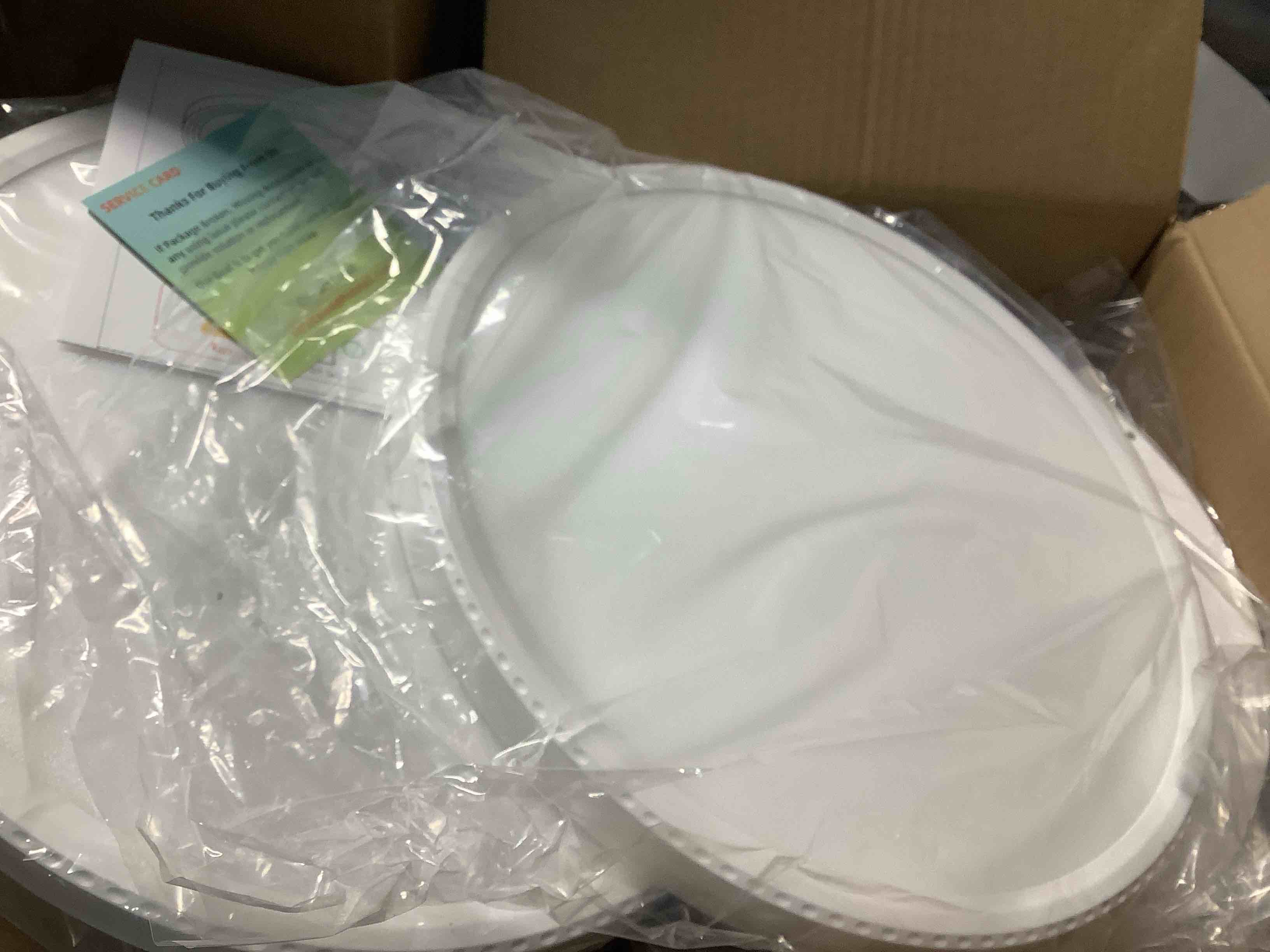 Condition photo showing Good Condition for 6PACK 3200lm LED Flush Mount Ceiling Light, Super Slim 12 inch LED Ceiling Light, 5000K Daylight LED Ceiling Light for Bedroom, Living Room, Dining Room, Garage and Office (White, Six Pack) White 12in-6Pack(5000K)