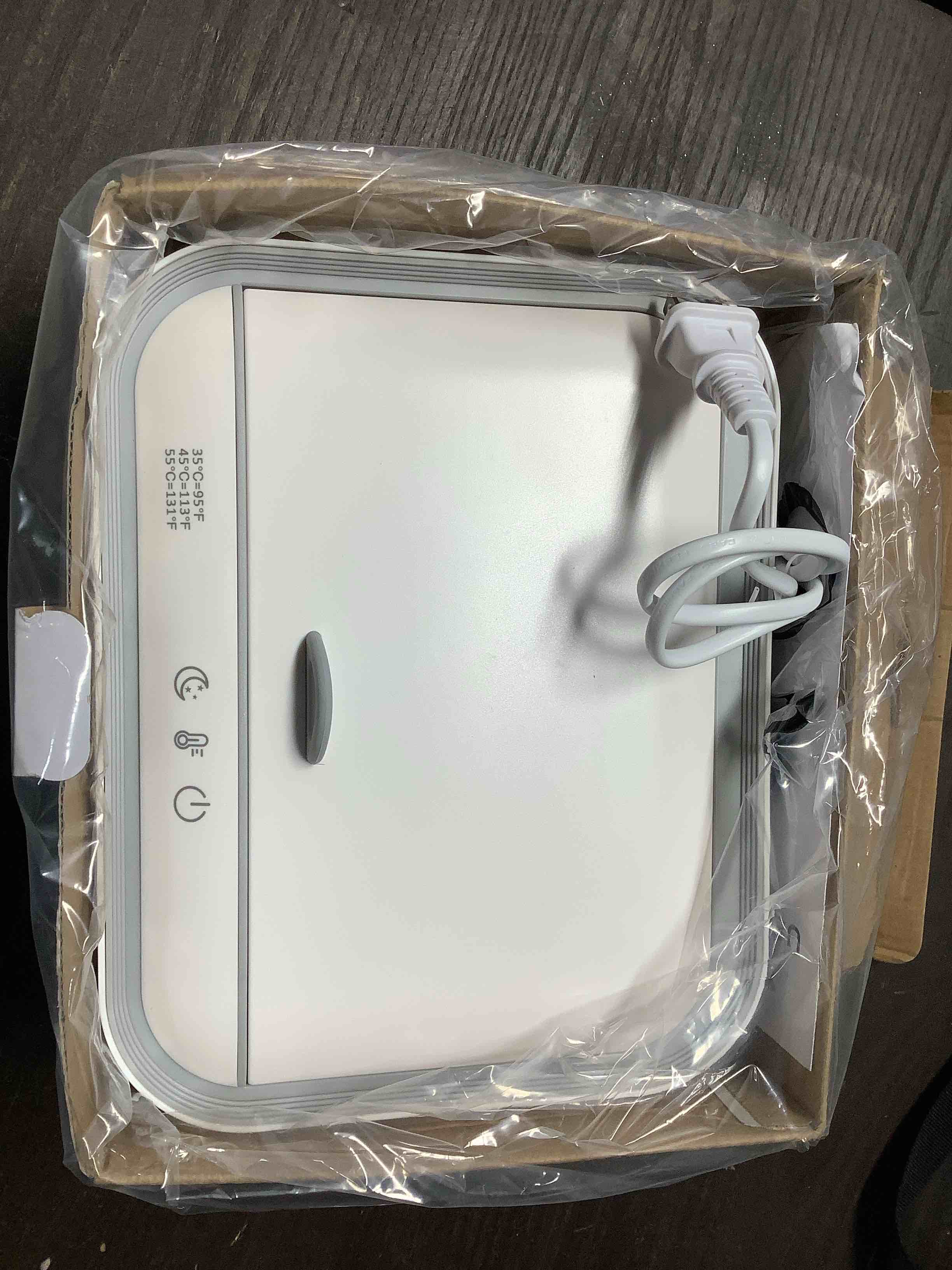 Condition photo showing Good Condition for Baby Wipe Warmer Dispenser Holder with 3 Level Surround Temperature Control?Diaper Water Wipe Holder Container with Light for Wipe, Towel, Wet Tissue (White)