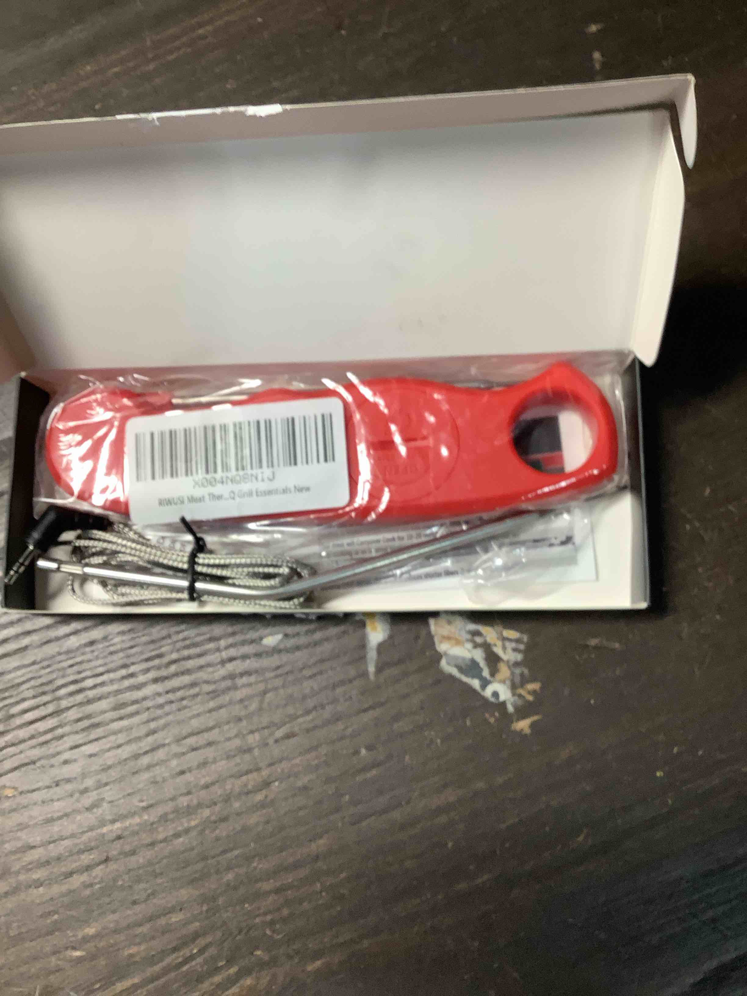 Condition photo showing Good Condition for Meat Thermometer Digital, Instant Read Food Thermometer with Dual Probe, Backlight LCD Display, Calibration Function, Kitchen Accessories for BBQ Grill, Christmas Stocking Stuffers for Men