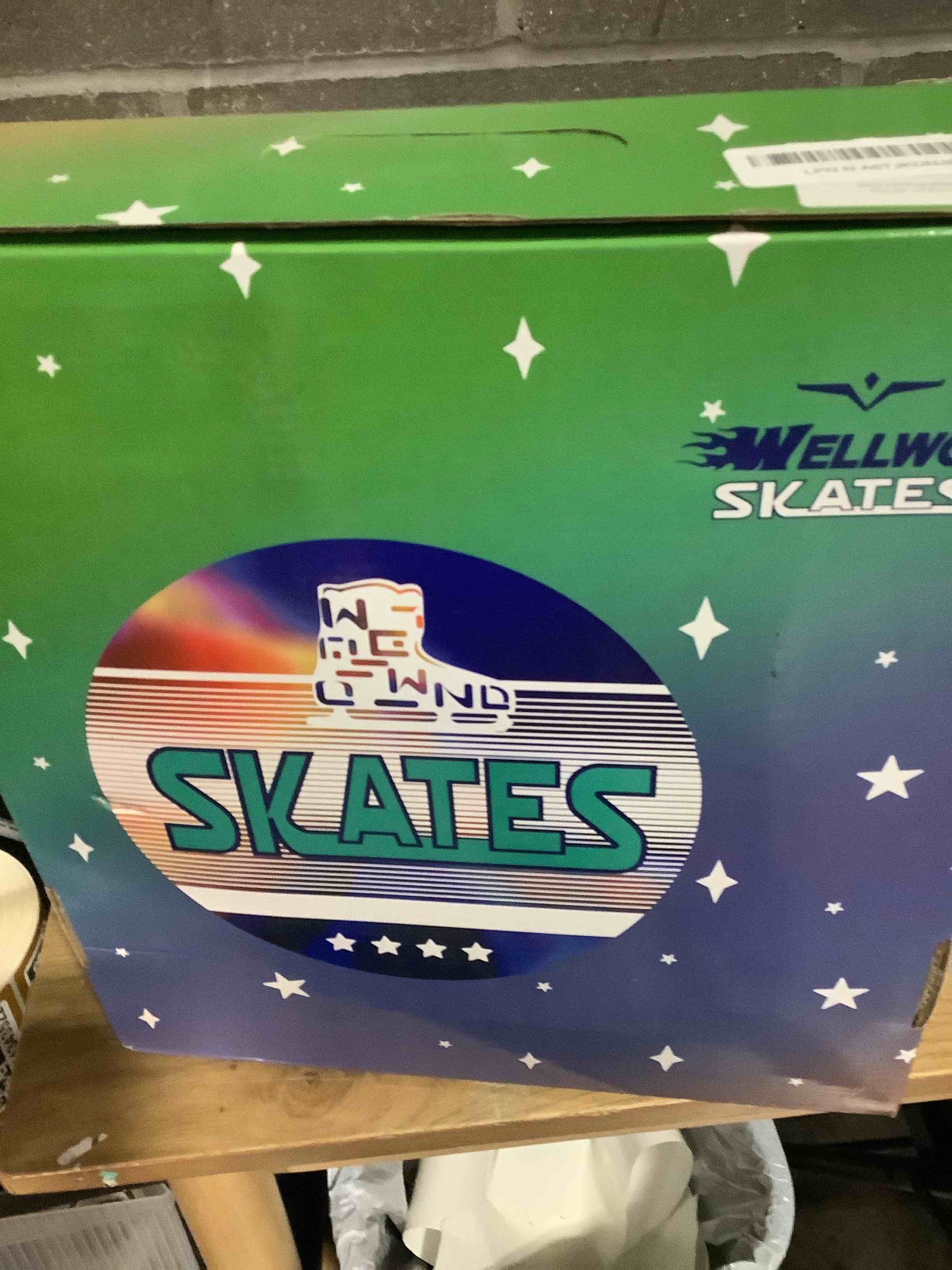 Condition photo showing Good Condition for Figure Ice Skates for Women and Men - Air Cushion Deluxe Hockey Ice Skate Premium Leather Skates Indoor Outdoor Rink for Teens Beginner Black 39-Women's 8/ Men's 6.5