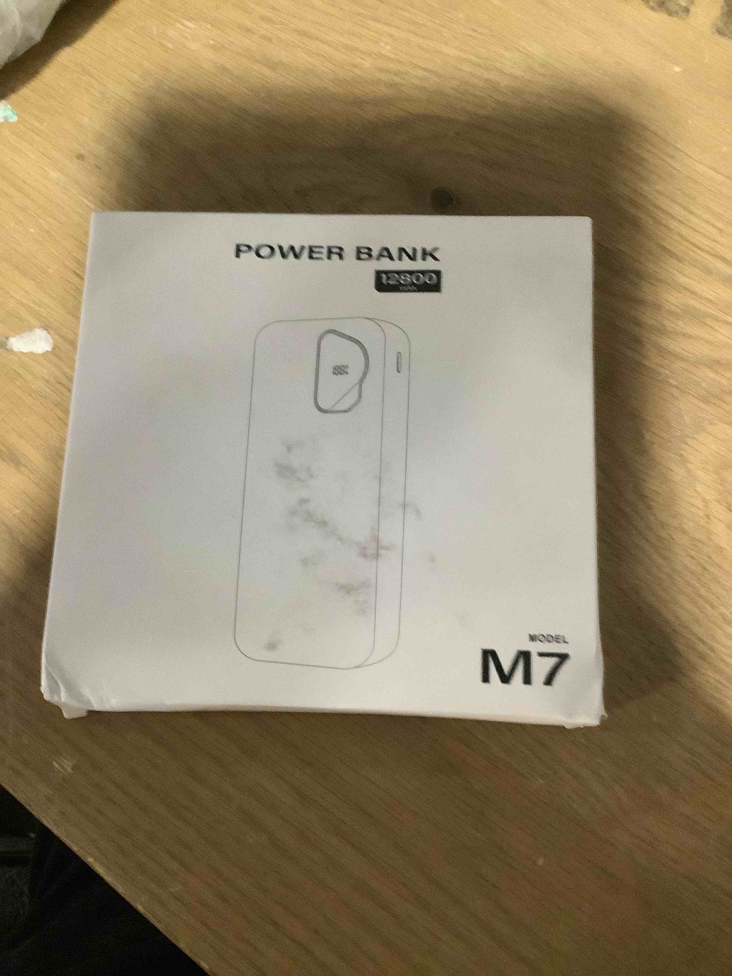 Condition photo showing New/Like New for 2026 2-Pack 12800mAh Portable Charger with Built in Cables, Travel Essential Battery Pack, 4 Outputs 2 Inputs Slim Power Bank with Cord Wires for iPhone 17/16/15/14, Samsung Galaxy S23/22, Pixel etc