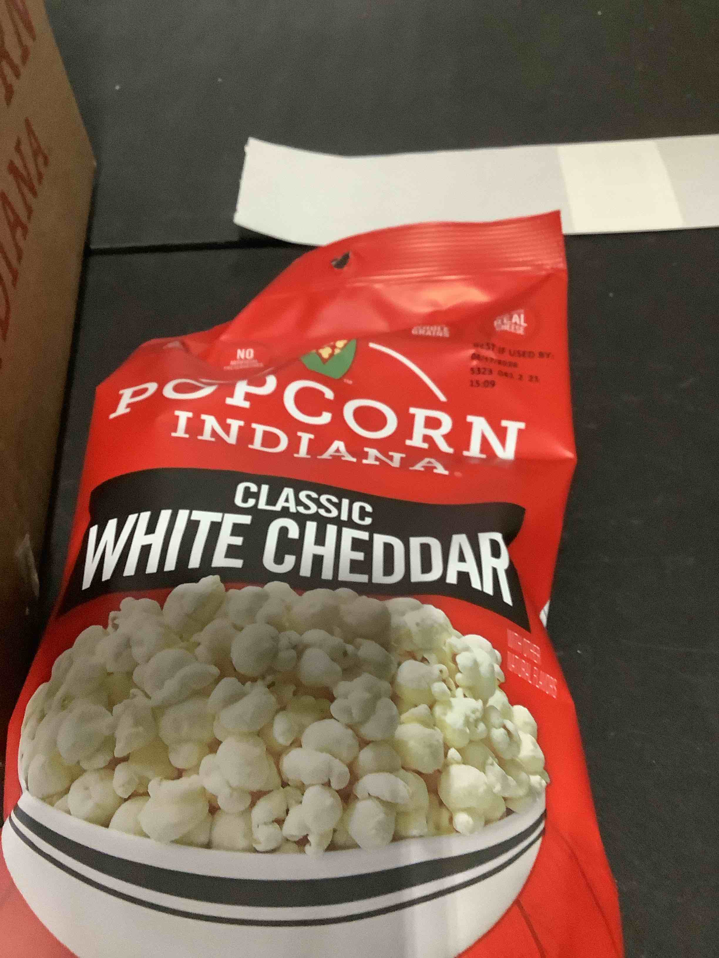 Condition photo showing New/Like New for popcorn indiana classic white cheddar, 2.1 oz (pack of 6)