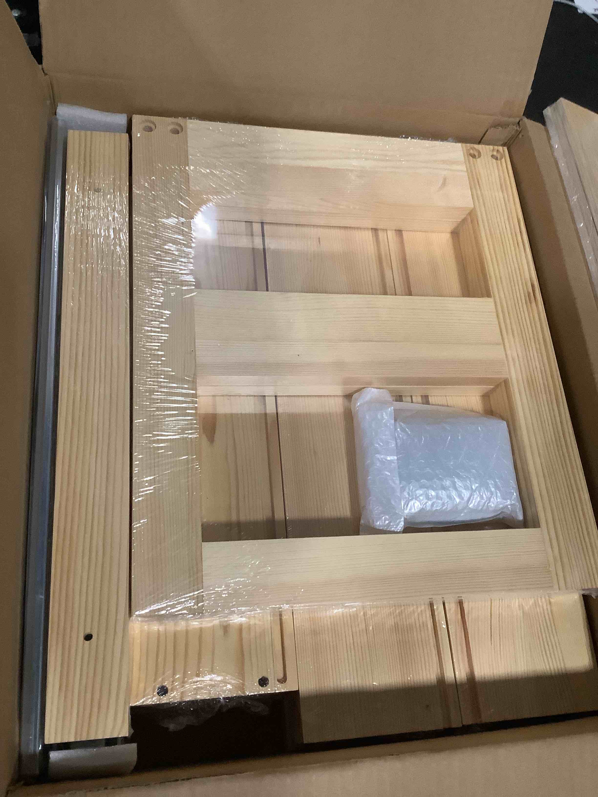 Condition photo showing Good Condition for pull out drawers for cabinets, 20''w×21''d×19''h soft close slide out wood shelves storage organizer for kitchen, 3-tier, finished, heavy-duty, bottom assembly