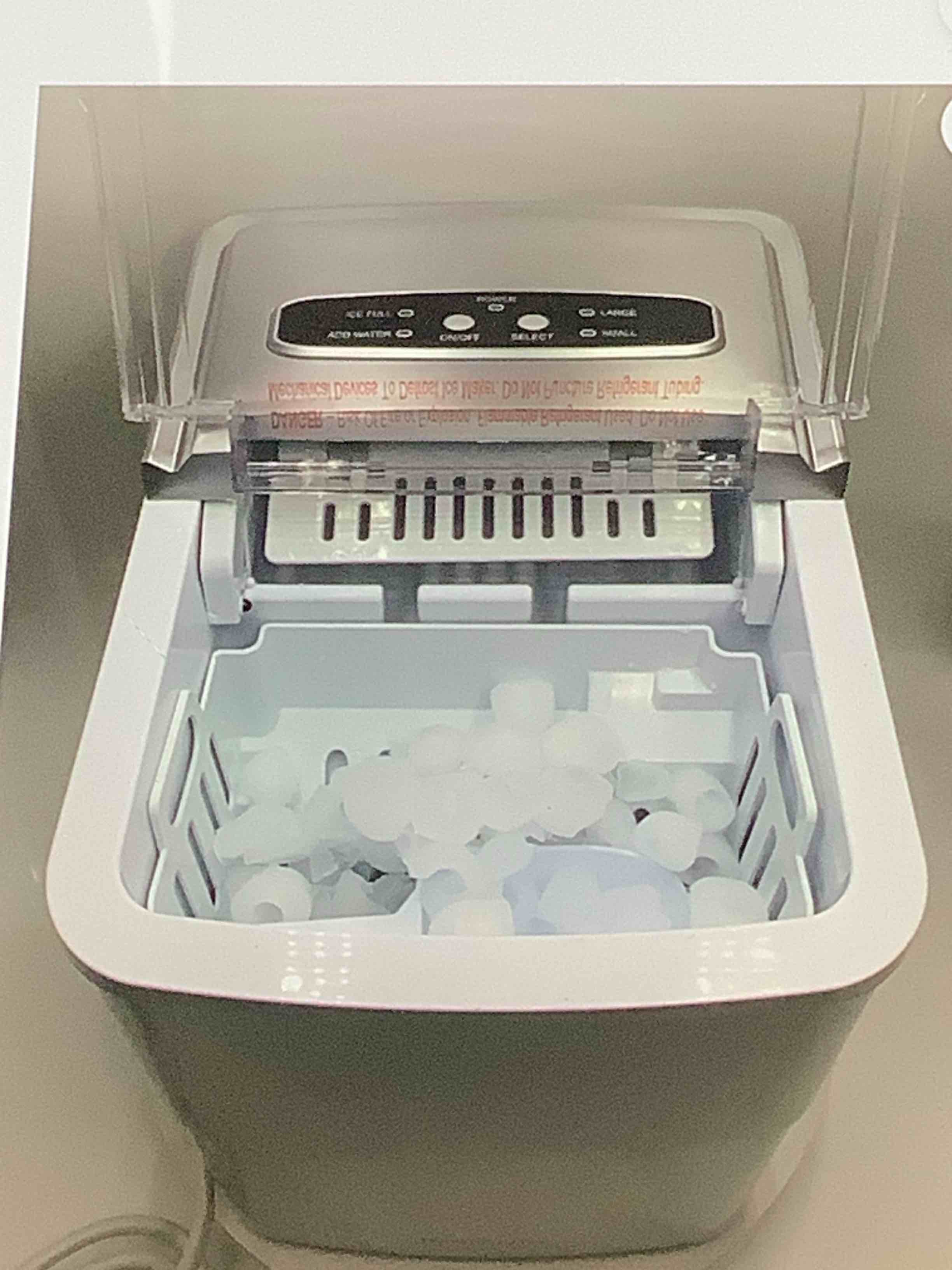 insignia portable icemaker grey/silver
