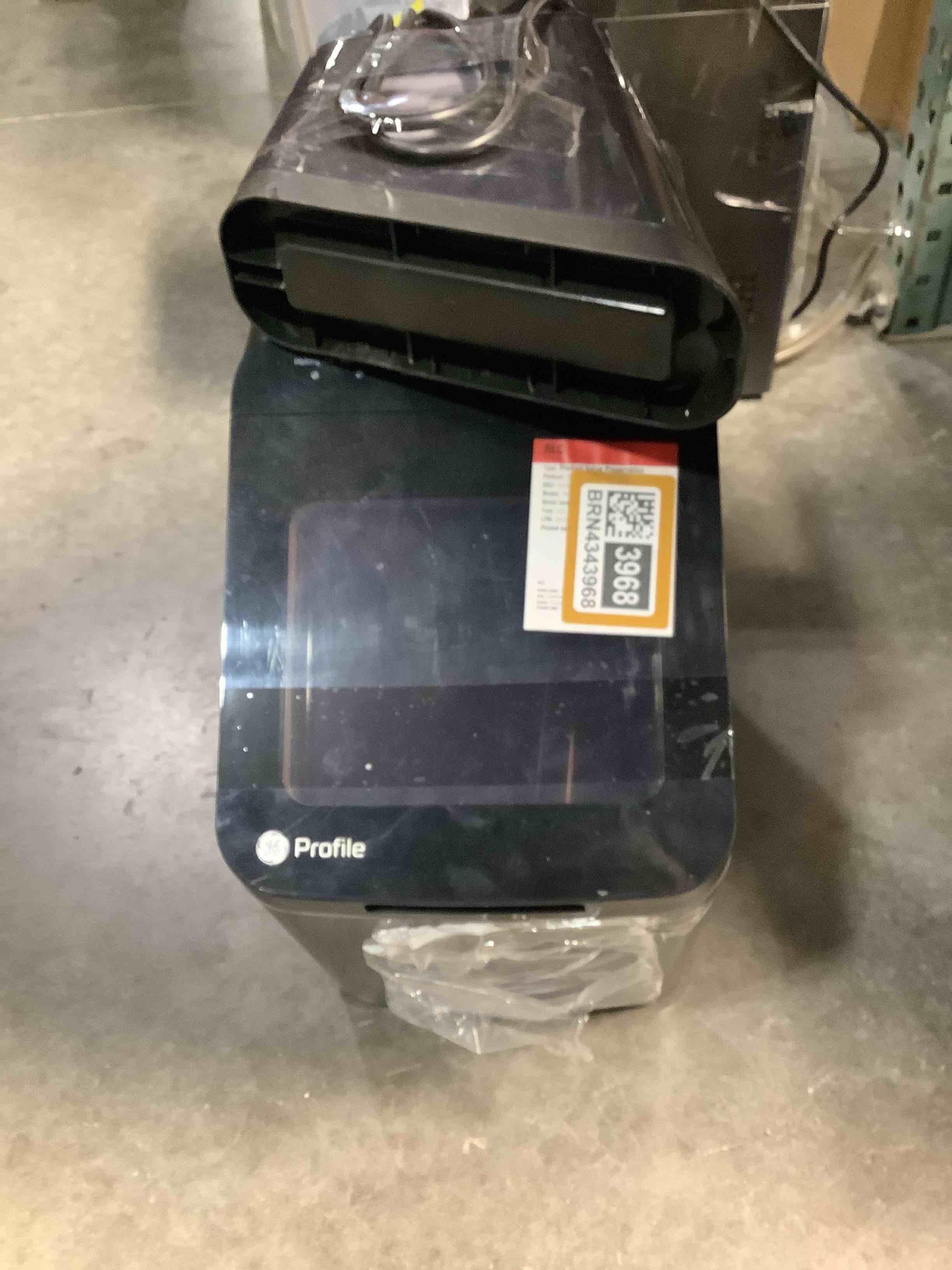 Condition photo showing As Is for ge profile opal 1.0 nugget ice maker| countertop pebble ice maker | portable ice machine makes up to 34 lbs of ice per day | stainless steel