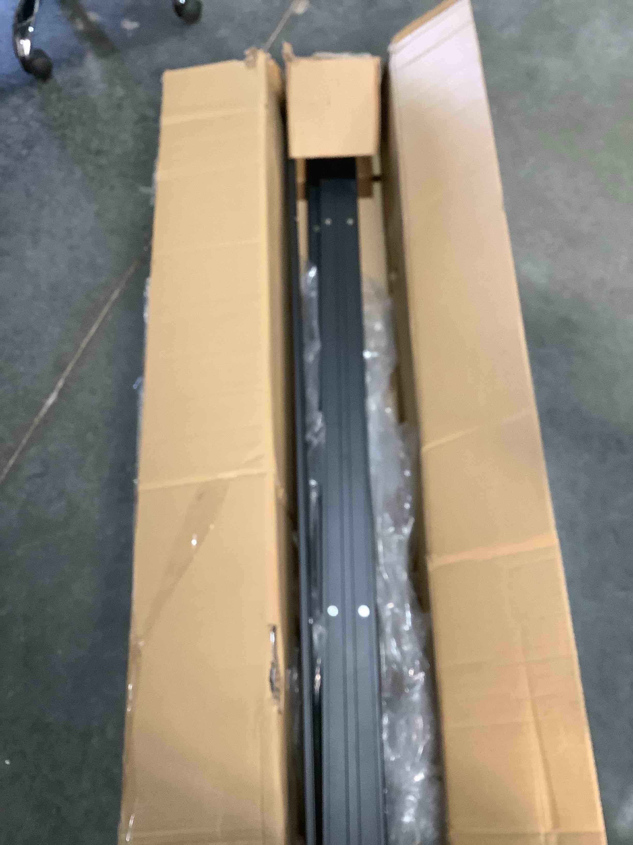 Condition photo showing As Is for missing pieces wildroad aluminum roof platform, 63" x 47" universal flat roof rack heavy duty roof rack platform with 10 sets eye bolt nut and t-screws anchoring kit fits for suv, truck