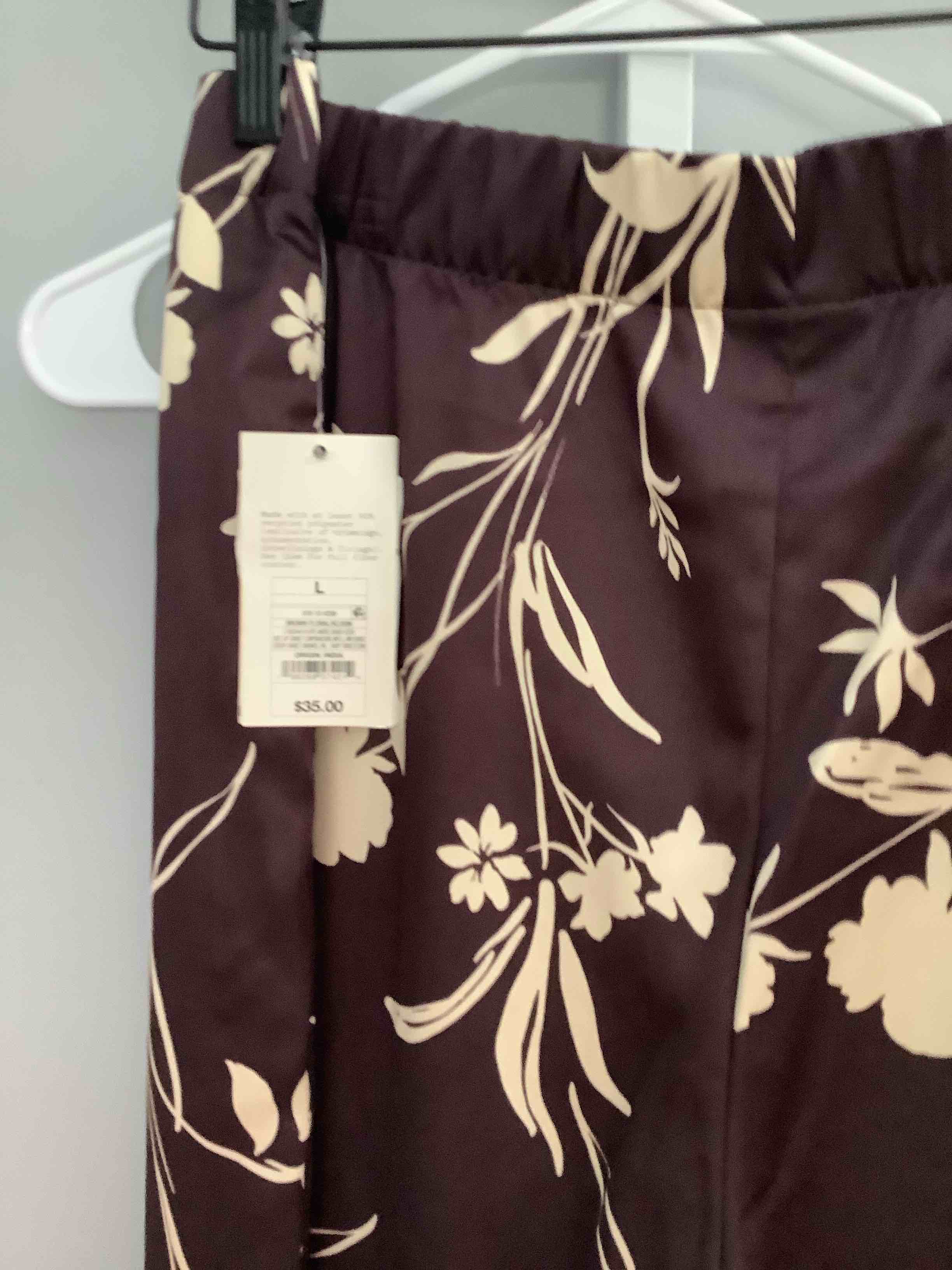 a new day floral wide leg pants