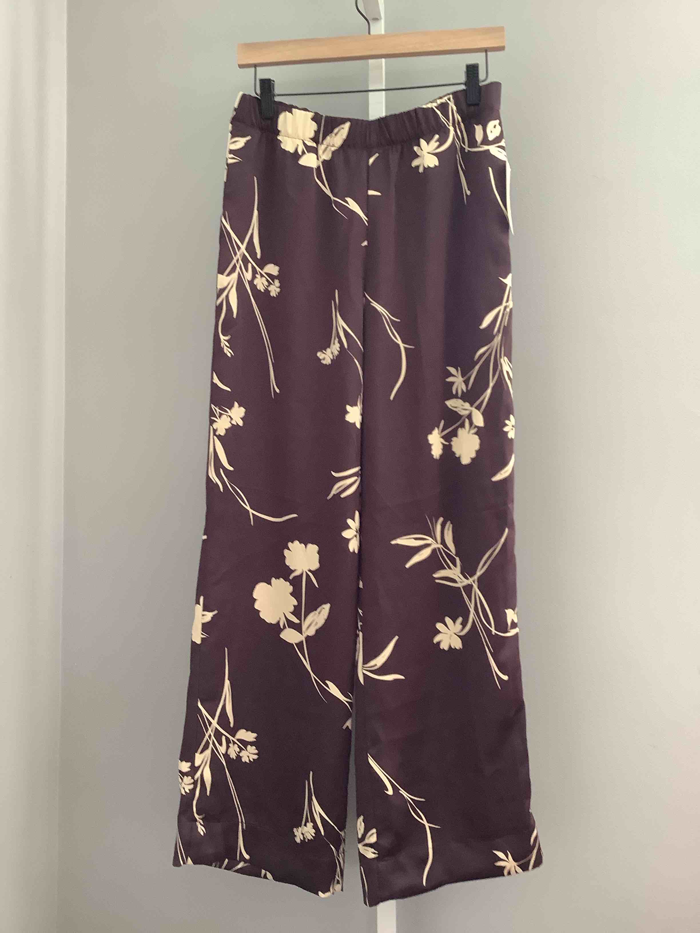 A New Day Floral wide leg pants size sm