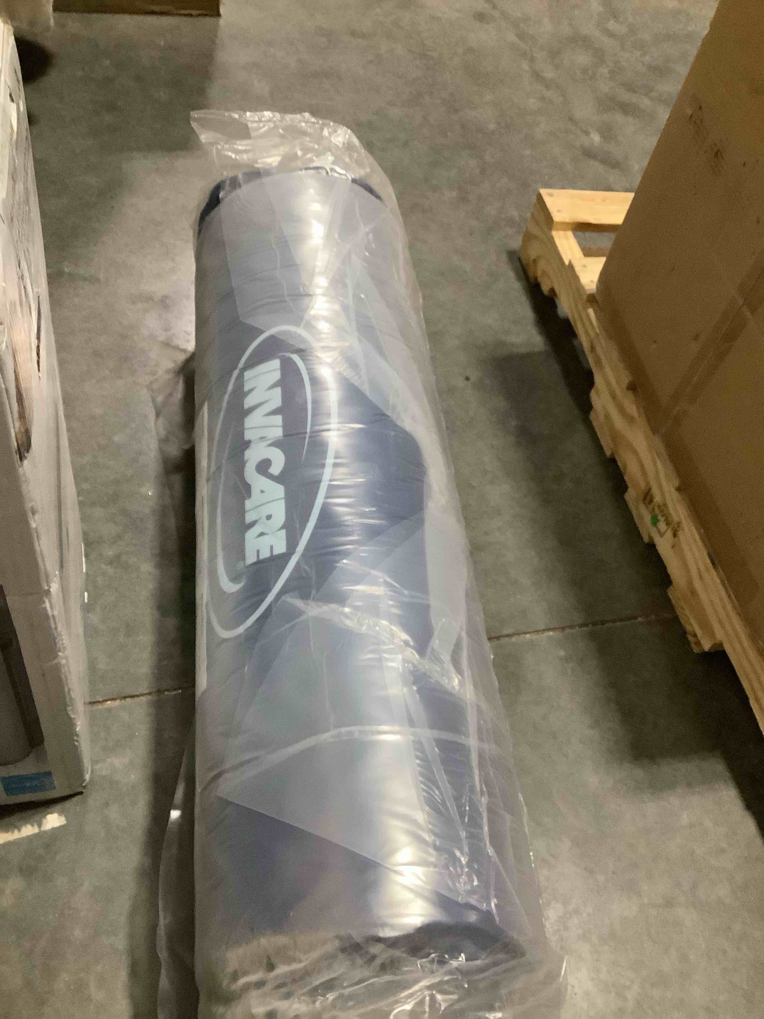 Condition photo showing New/Like New for Invacare Hospital Bed Mattress, Solace Prevention Mattresses, Dual-Layer Foam with Zoned Pressure Relief, Fortress Cut Top, Fluid-Resistant Waterproof Cover & Welded Zipper, Made in USA (36"x80"x6") 80" x 36" x 6"