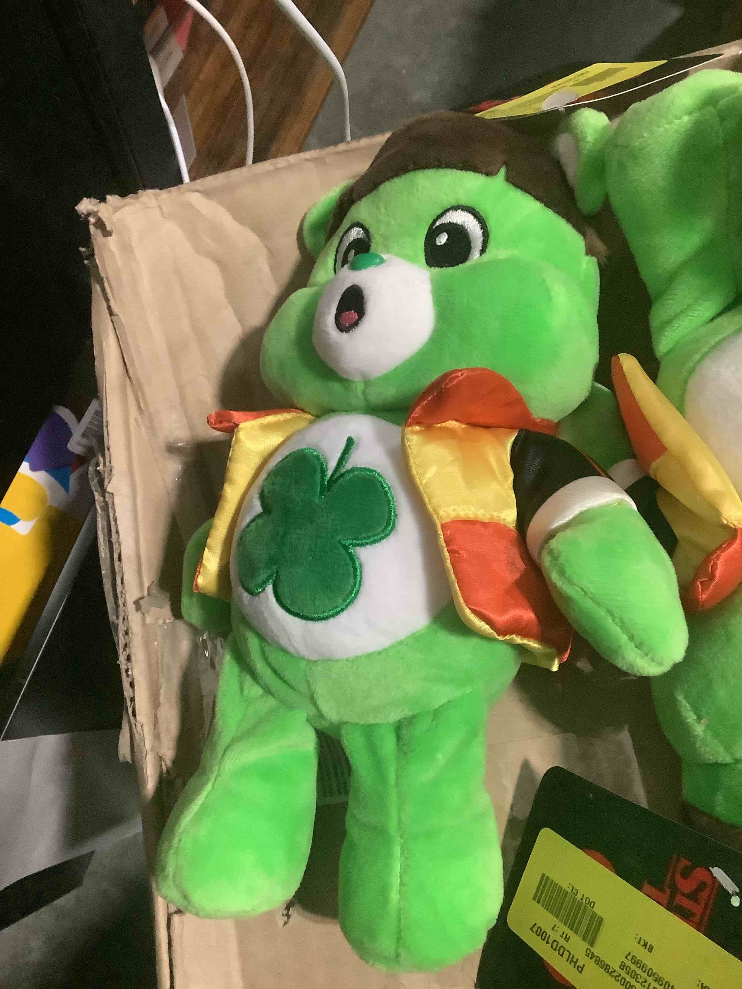 Condition photo showing New/Like New for Care Bears x Stranger Things Fun Size Plush - Good Luck Bear as Will