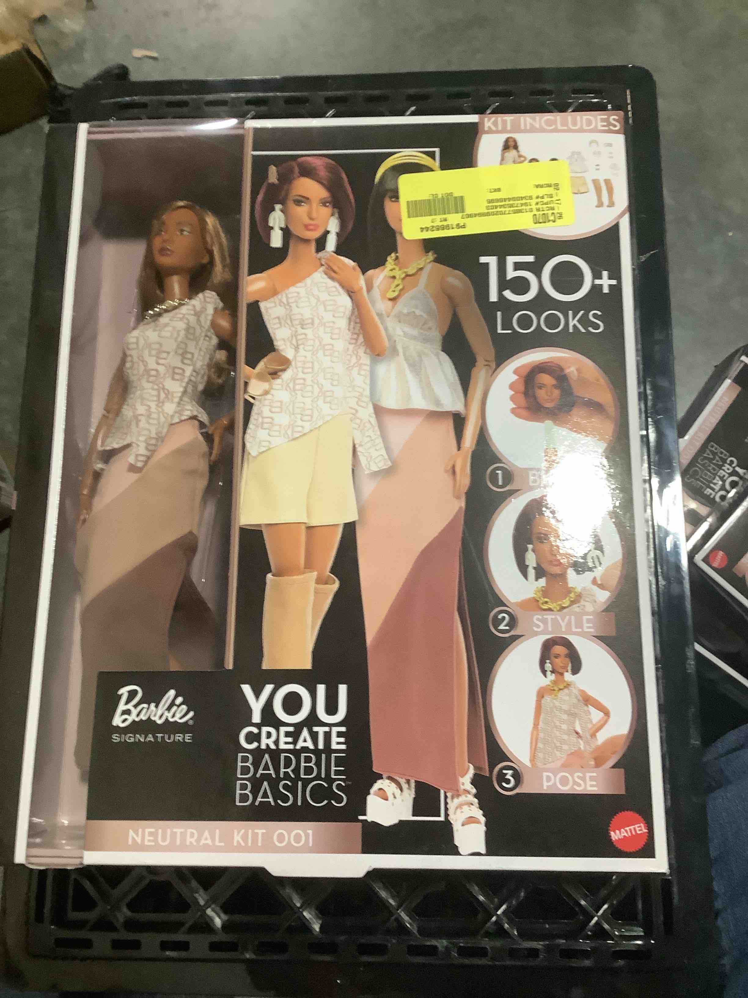Condition photo showing Good Condition for Barbie Basics You Create Neutral Kit 001 with Customizable Fashion Doll, Universal-fit Clothing & Accessories, Posable Body & Swappable Doll Head