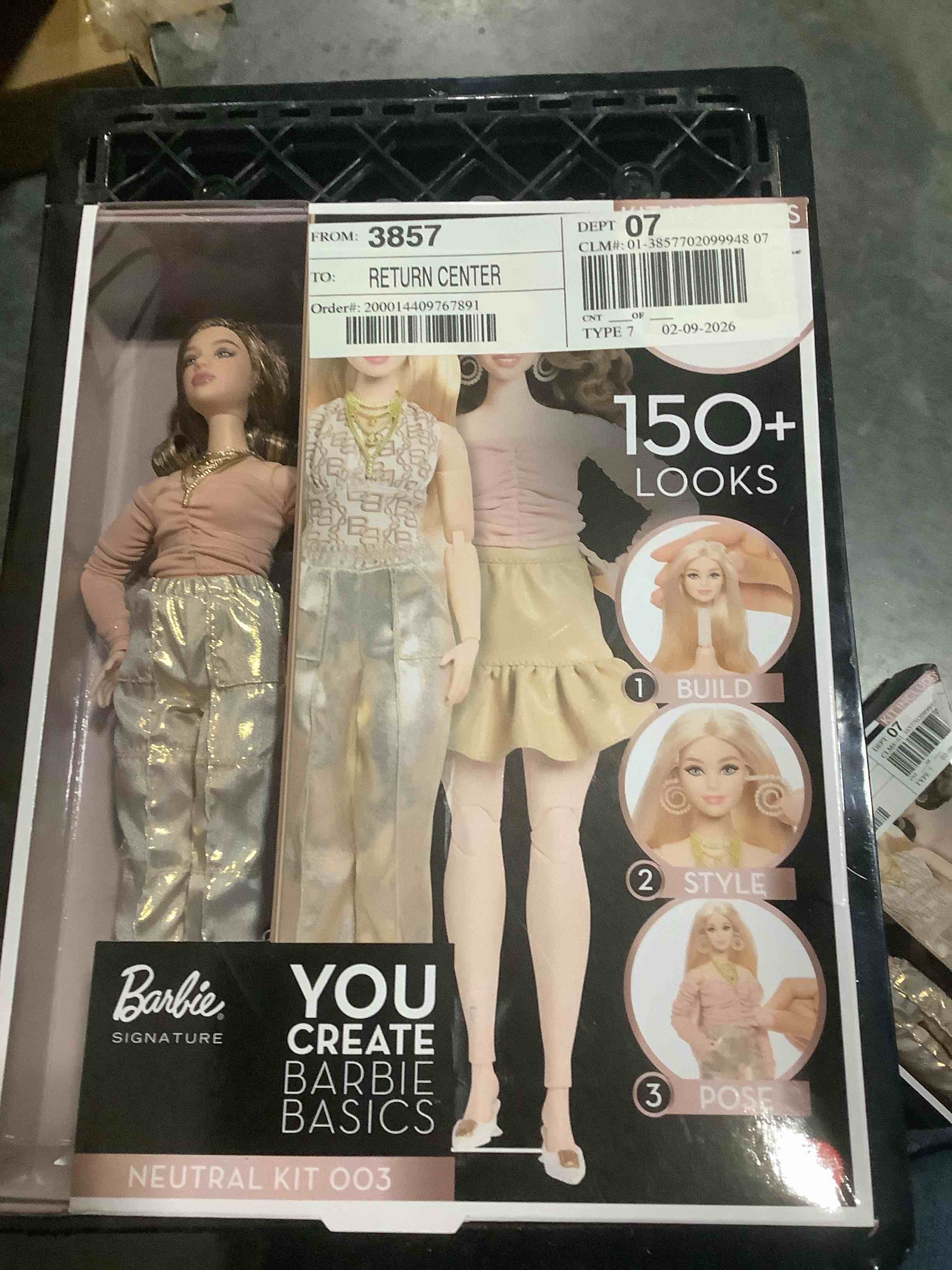 Condition photo showing Good Condition for Barbie Basics You Create Neutral Kit 003 with Customizable Fashion Doll & Universal-fit Clothing, Posable Body & Swappable Doll Head