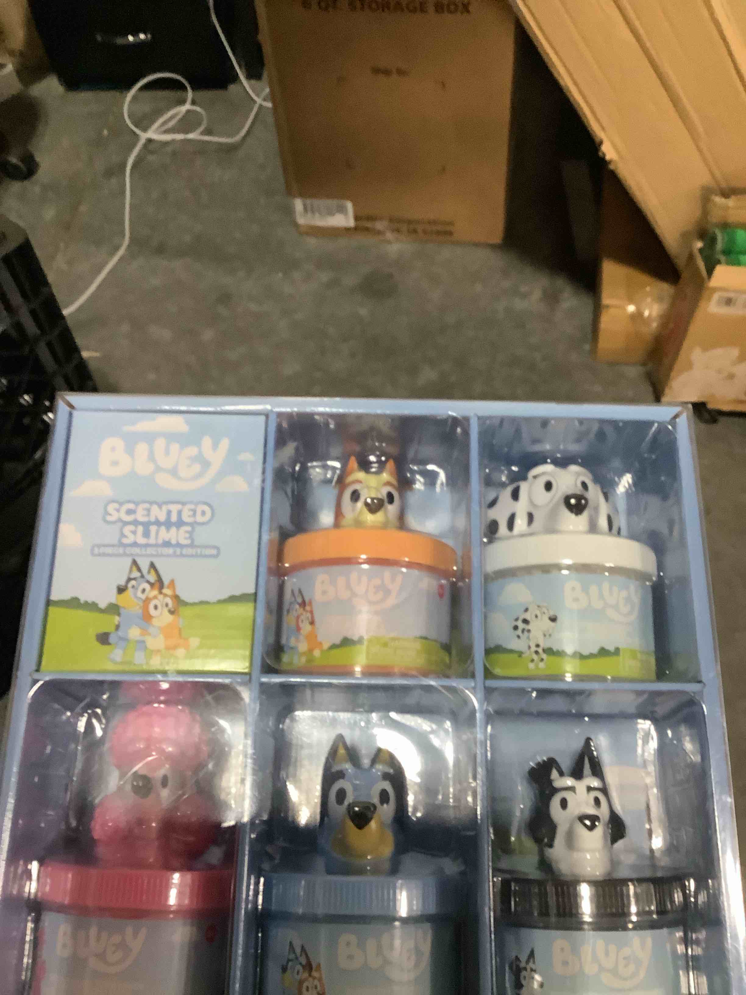 Condition photo showing Good Condition for Bluey Premium Cloud Slime, Blueberry-Scented Fluffy Slime, Pre-Made Slime for Kids with Mix-Ins, Bluey Toys, Party Favors for Kids 8-12, Bluey Party Favors, Girls Toys 8-10, Toddler Travel Toys
