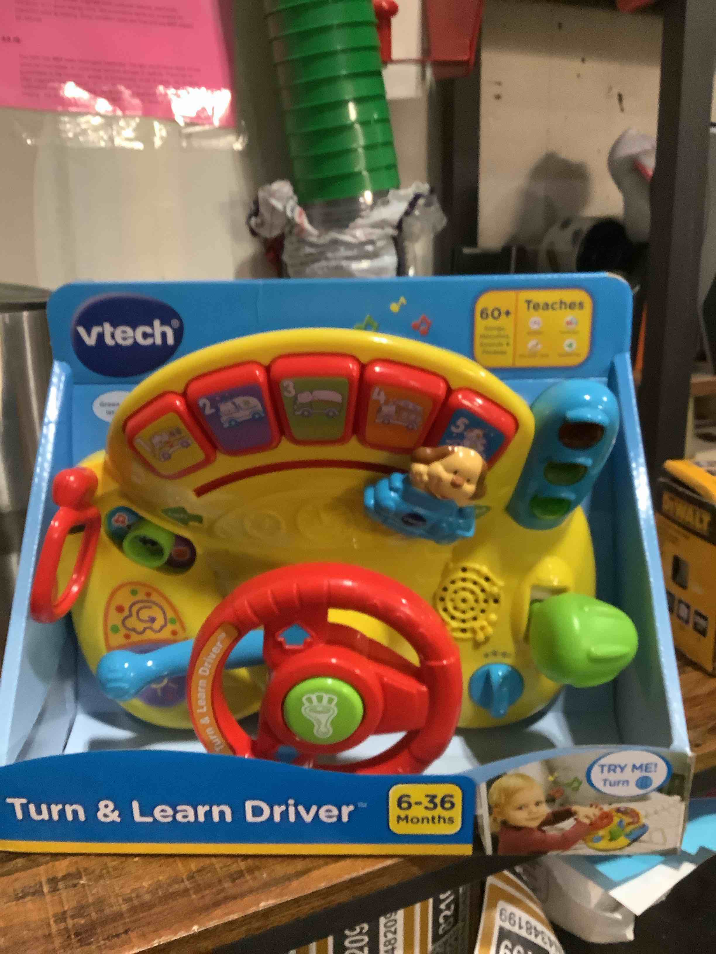 Condition photo showing Good Condition for VTech Turn and Learn Driver, Yellow