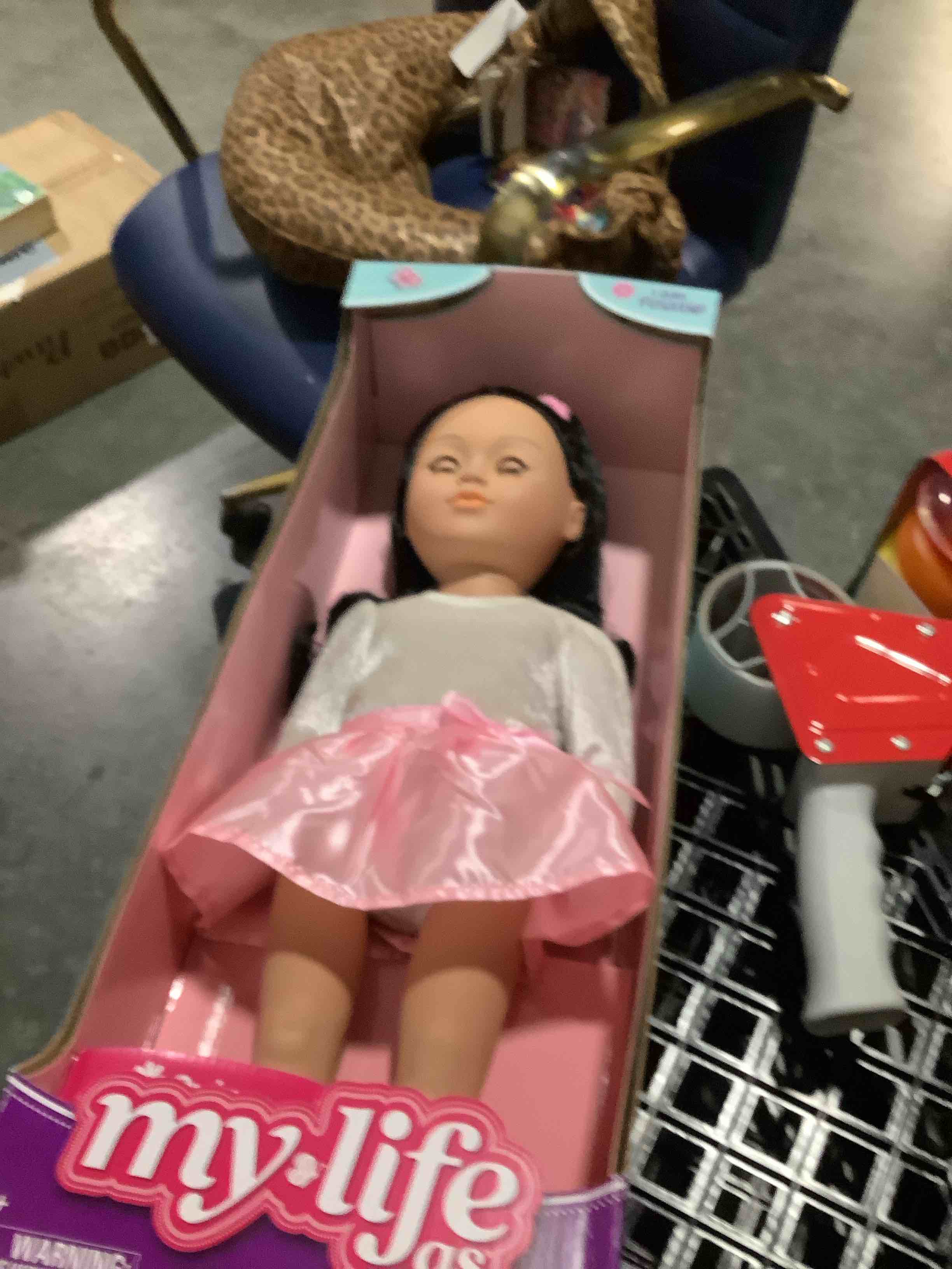 Condition photo showing Good Condition for Gift Boutique 18 Inch Girl Doll, Fashion Doll with Fine Brown Hair for Styling Clothes Shoes and Accessories Princess Doll for Girls and Kids