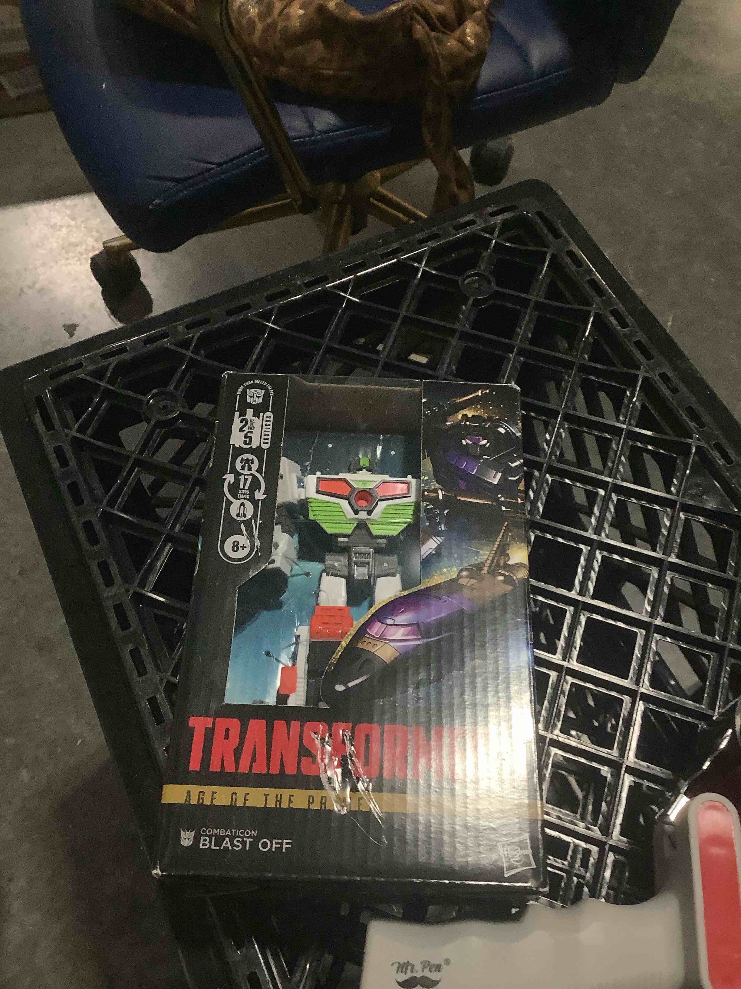 Condition photo showing Good Condition for Transformers Age of The Primes Combaticon Blast Off, Deluxe Class 5.5-Inch Converting Action Figure, Robot Toys for Ages 8+
