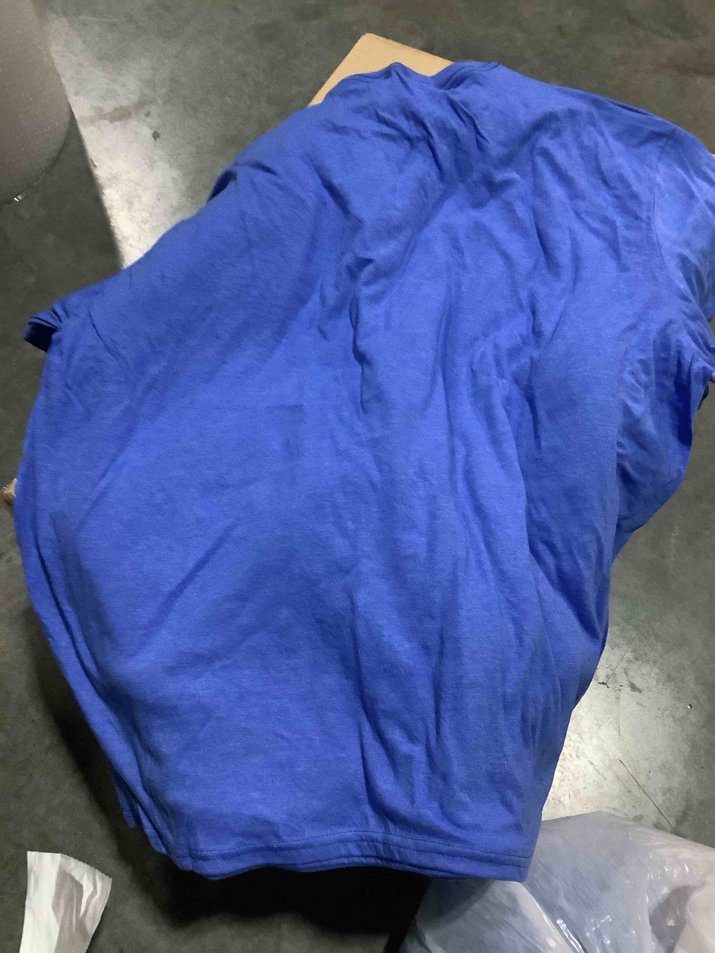 Condition photo showing New/Like New for 6 Pack Royal Heather Blue Delta Apparel T-Shirts Size 3x