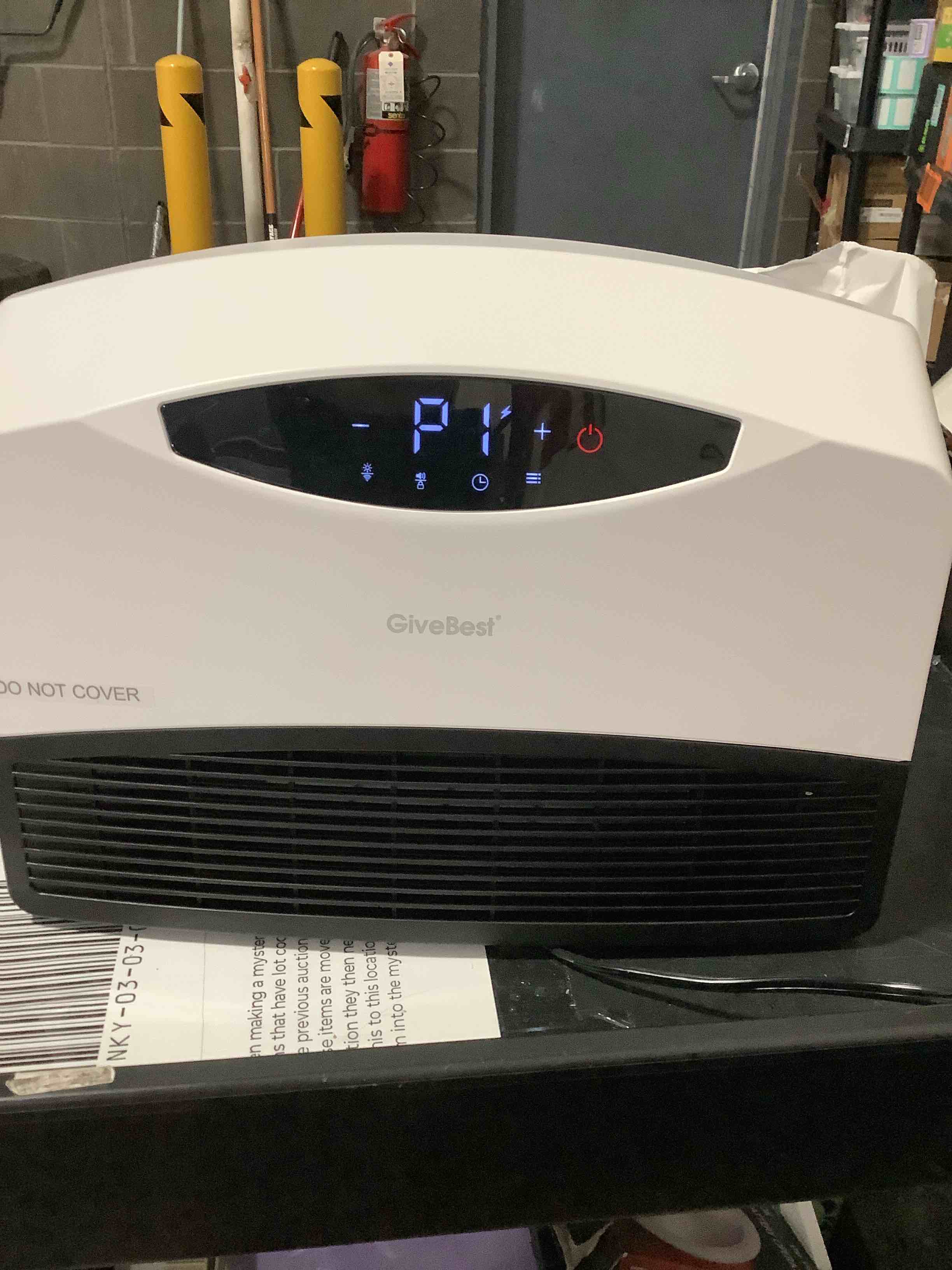 Condition photo showing Good Condition for GiveBest Electric Wall Heater with WiFi and Remote Control, Floor or Wall Mounted Heater, Large Room Coverage, 3 Heating Modes, 1500W Fast Heating Space with Thermostat for Indoor Room Use, White Standard Plug White