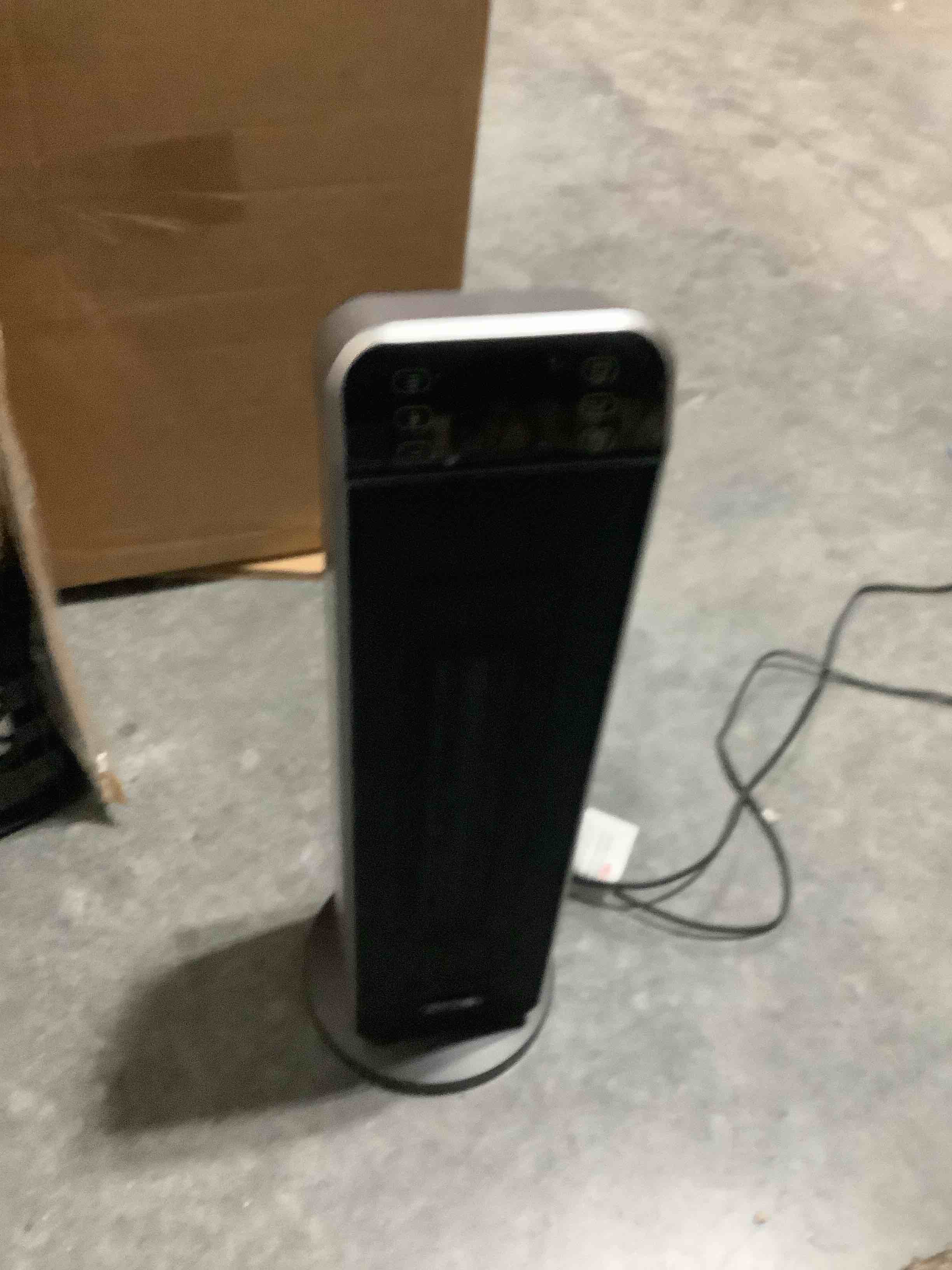 Condition photo showing As Is for ***Missing Remote*** Dreo Space Heater Indoor, 25" 11.5ft/s Fast Portable Room Heater with Remote and Thermostat, 3 Modes, Overheating & Tip-Over Protection, Electric Heaters for Indoor Use Large Room, Bedroom, Gold Gold Large