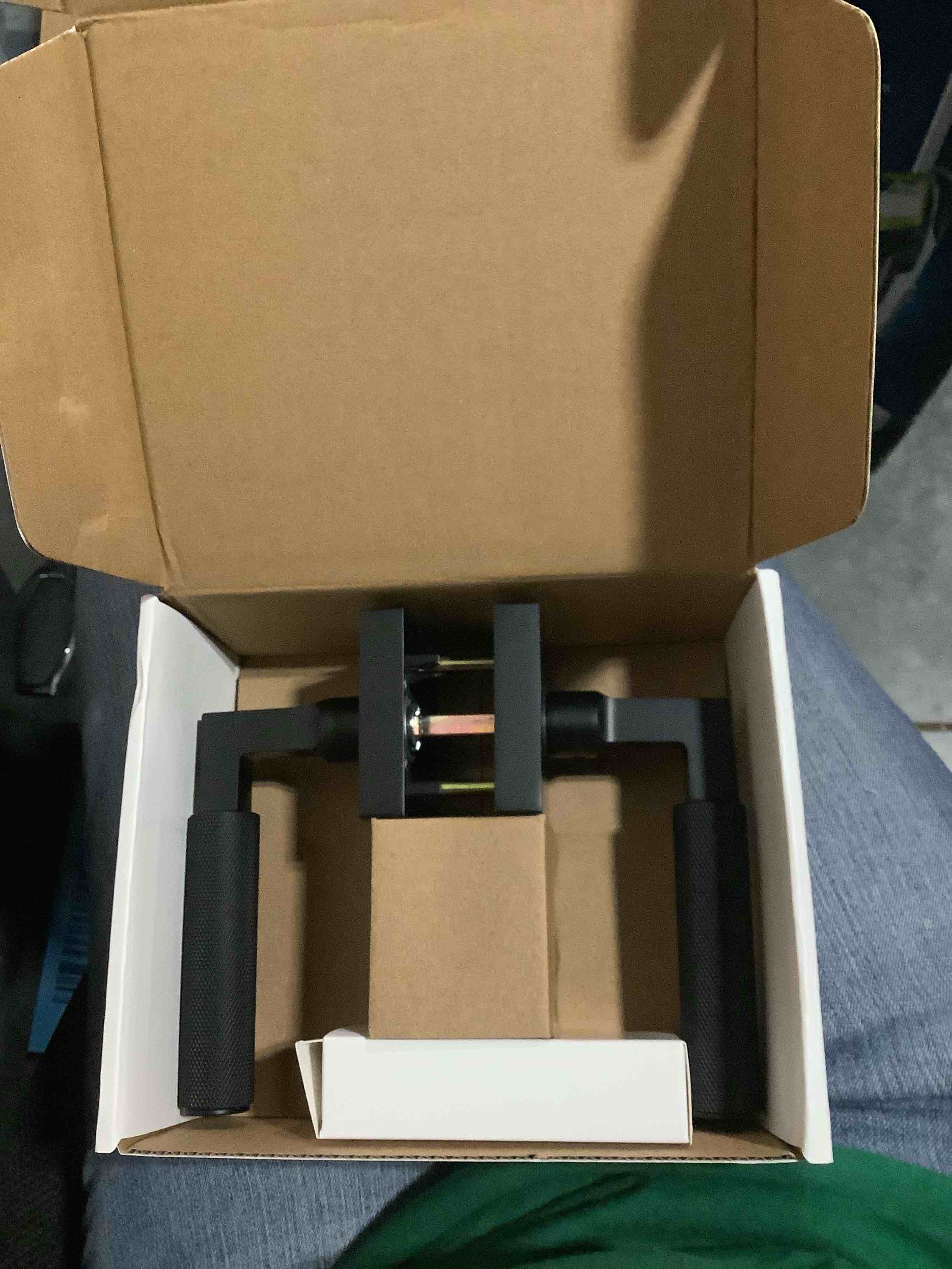 Condition photo showing New/Like New for Asidrama 8 Pack Black Passage Door Handles, Door Lever with Door Knobs Indoor for Bedroom or Bathroom, Heavy Duty Door Handles Interior with Locks for Left Right Sided Doors 098 8 Pack Passage Matte Black