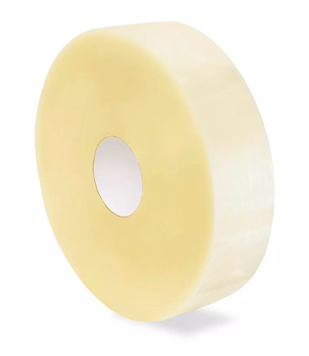 Intertape Machine Length Tape Clear 3” x 1,000 yds  4 rolls