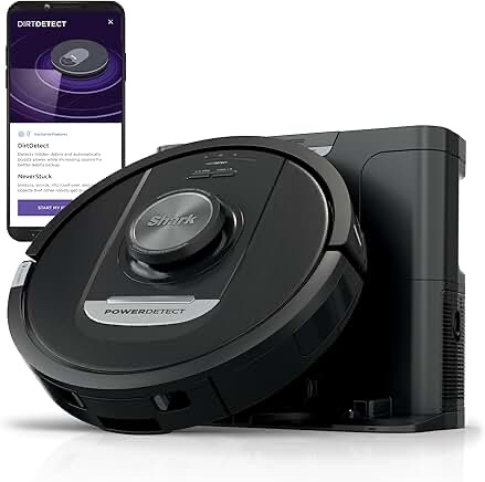 Shark PowerDetect Self-Empty Robot Vacuum with NeverStuck Technology, Auto Deep-Clean Carpets & Hardfloors