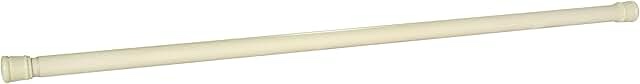 Design House 564179 Classic Adjustable 36 to 63- Inch Shower Rod for Bathroom- color: Bone 