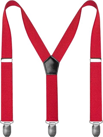 red children suspenders
