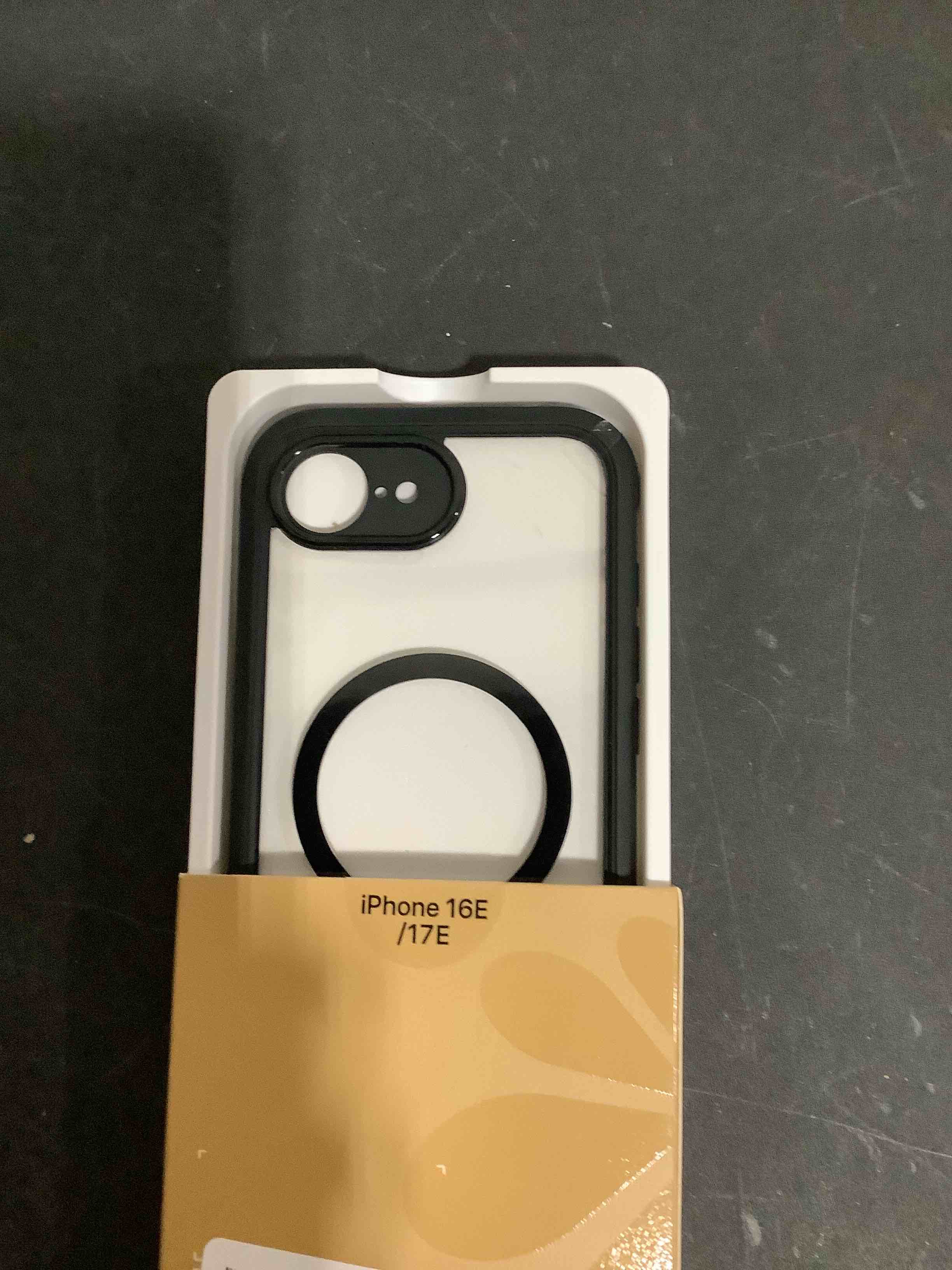 Condition photo showing Good Condition for miracase for iphone 17e case & iphone 16e case, full-body phone with built-in glass screen protector, [magnetic with magsafe] military drop proof 17 e/ 16 e cover bumper 6.1 inch, black iphone 16e/17e black